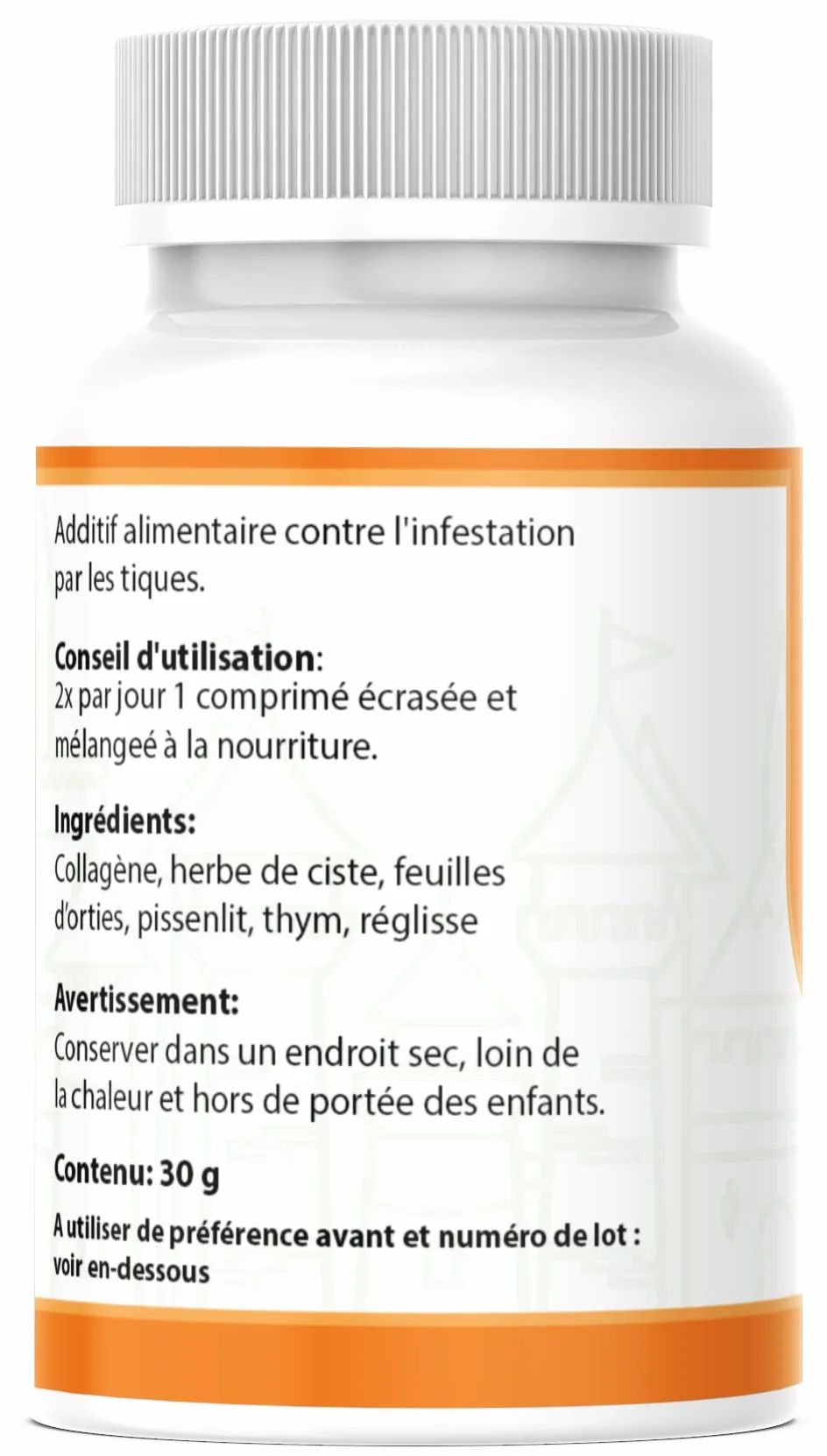 Saint Nutrition Anti-Tique Comprimés pour Chien et Chat - Traitement Naturelle Contre Tiques, Effet Immédiat, 60 Comprimés