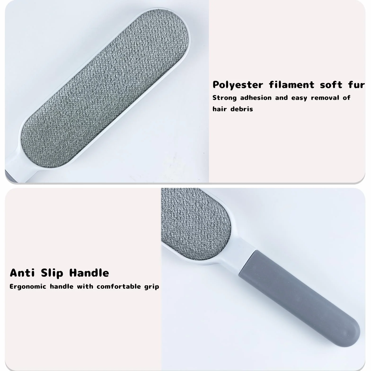 Brosse Anti Poils Animaux Vêtement 2 Pièces pour Enlever Les Poils