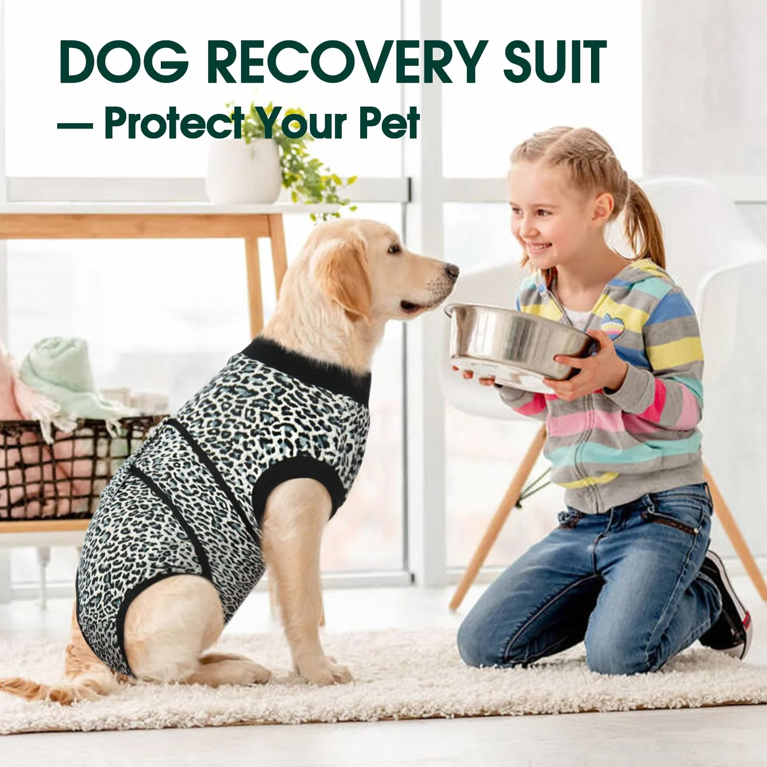 Kusser Body antiléchage chien opération respirant chien mâle alternative collier élisabéthain