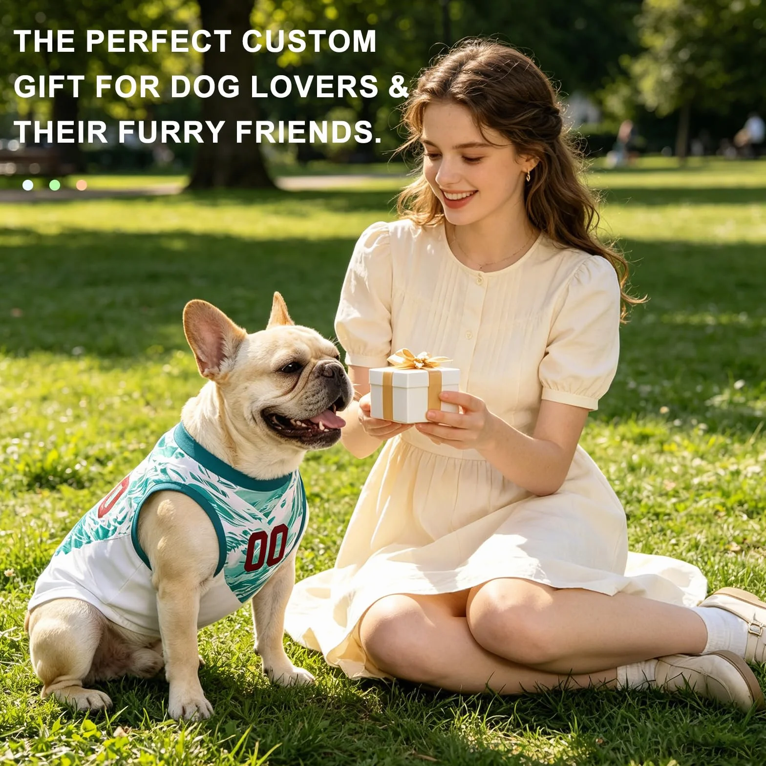 Tshirt Personnalisé pour Chien avec Nom & Numéro Coupe du Monde 2026 Maillot pour Chiens Petite et Moyenne Taille