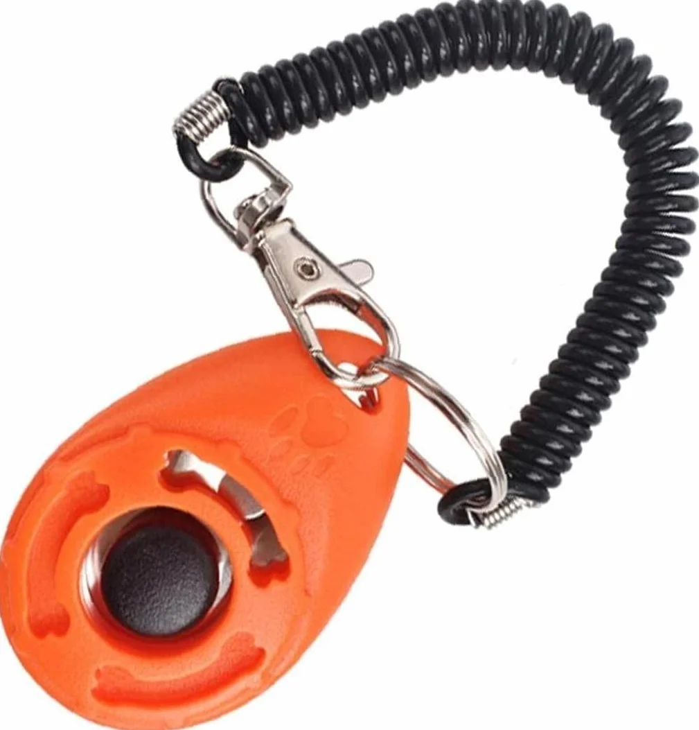 PULABO Clicker d'entraînement avec dragonne pour Chien Chat Cheval utile