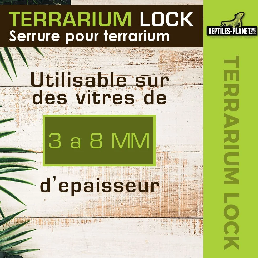 Reptiles Planet Serrure pour Terrarium