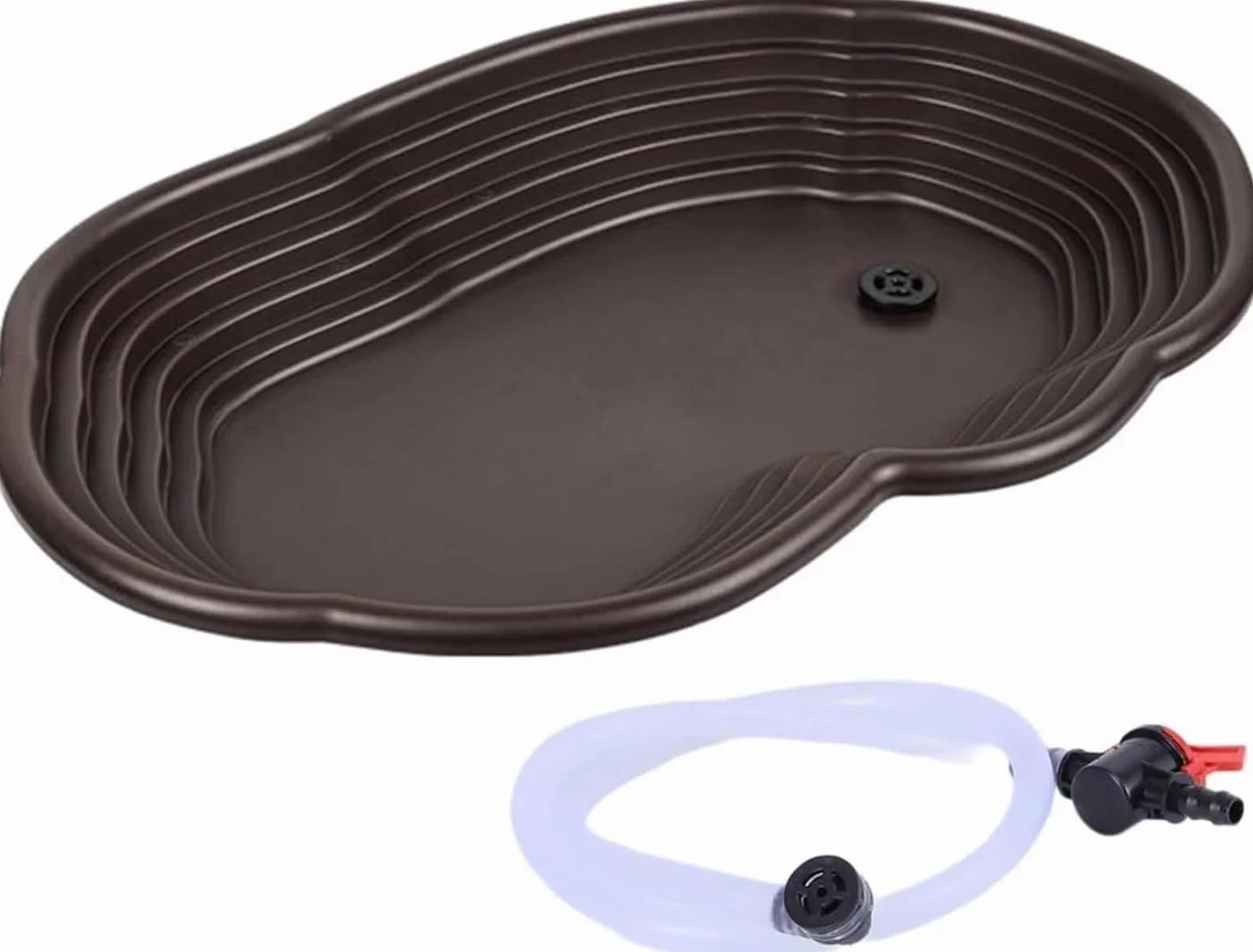 Plat d'eau Tortue pour Reptiles avec Rampe et Plate-Forme, Bol d'alimentation