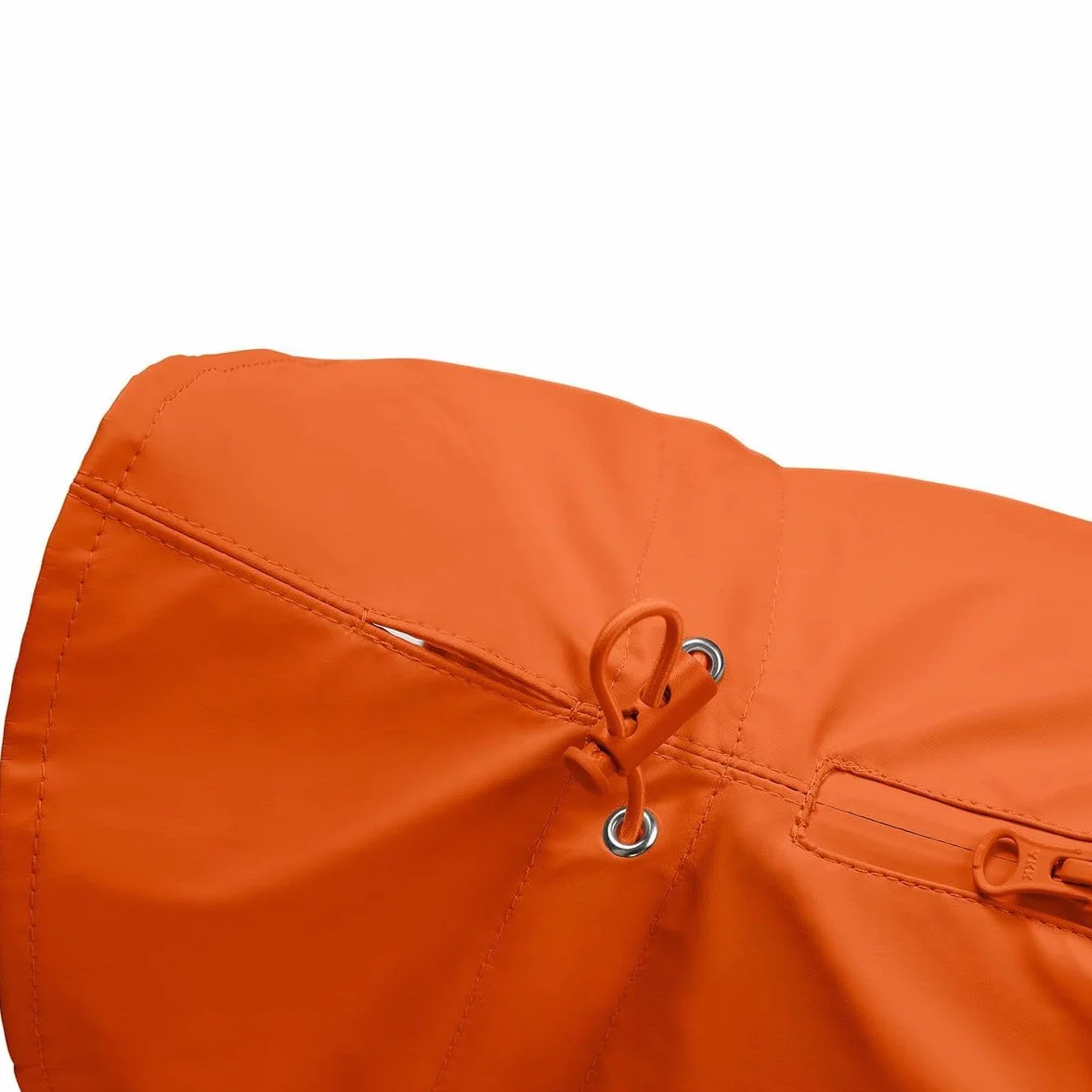 Hunter Manteau de Pluie Milford pour Chien, Orange, Coupe Ergonomique, Protection optimale, réglable, Fermeture éclair, Facile d'entretien