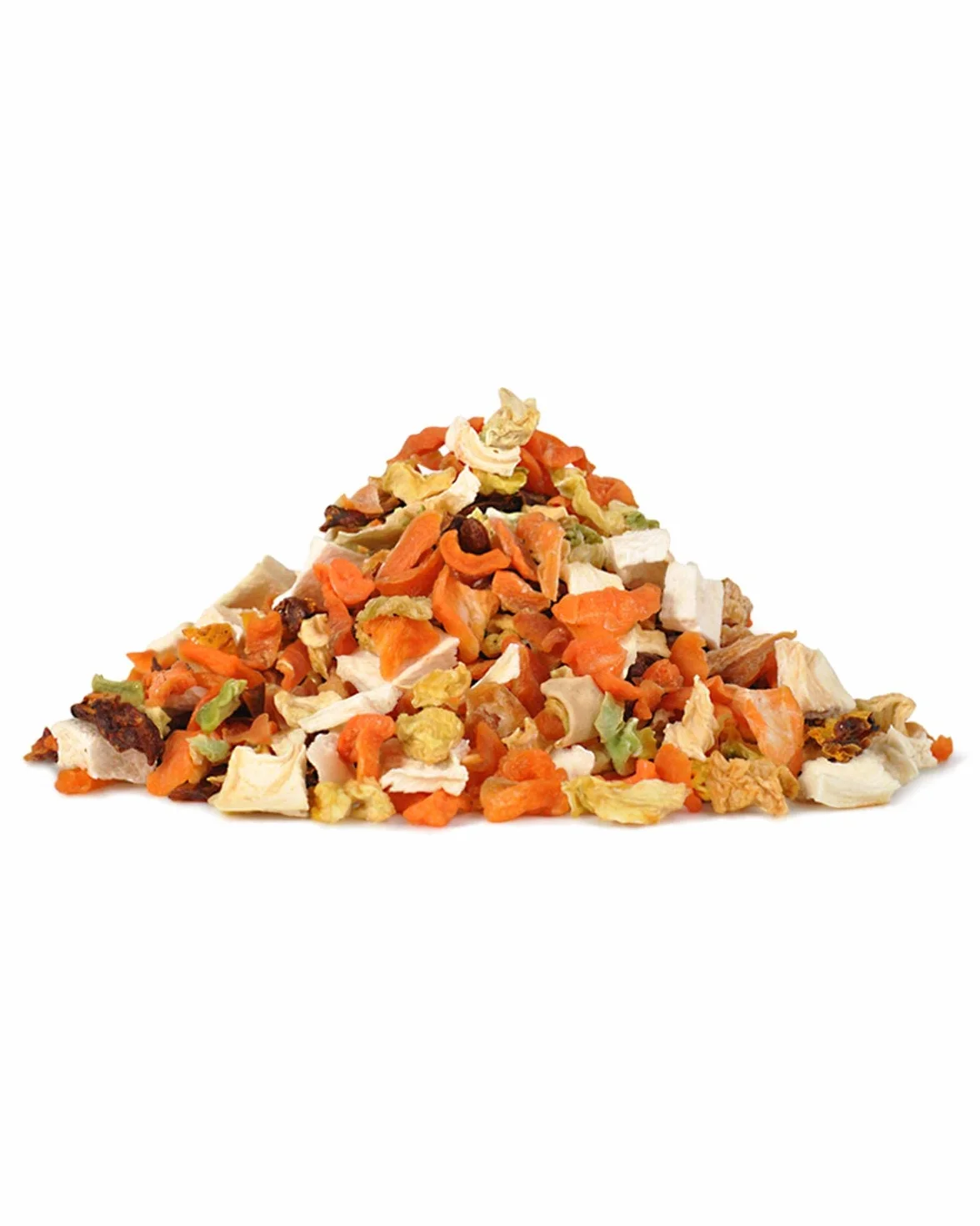 Little One Vegetable Mix Snack | Pack Double | 2 x 140 g | Aliment complémentaire pour rongeurs et Lapins Nains | Mélange composé de Sept Types de légumes séchés