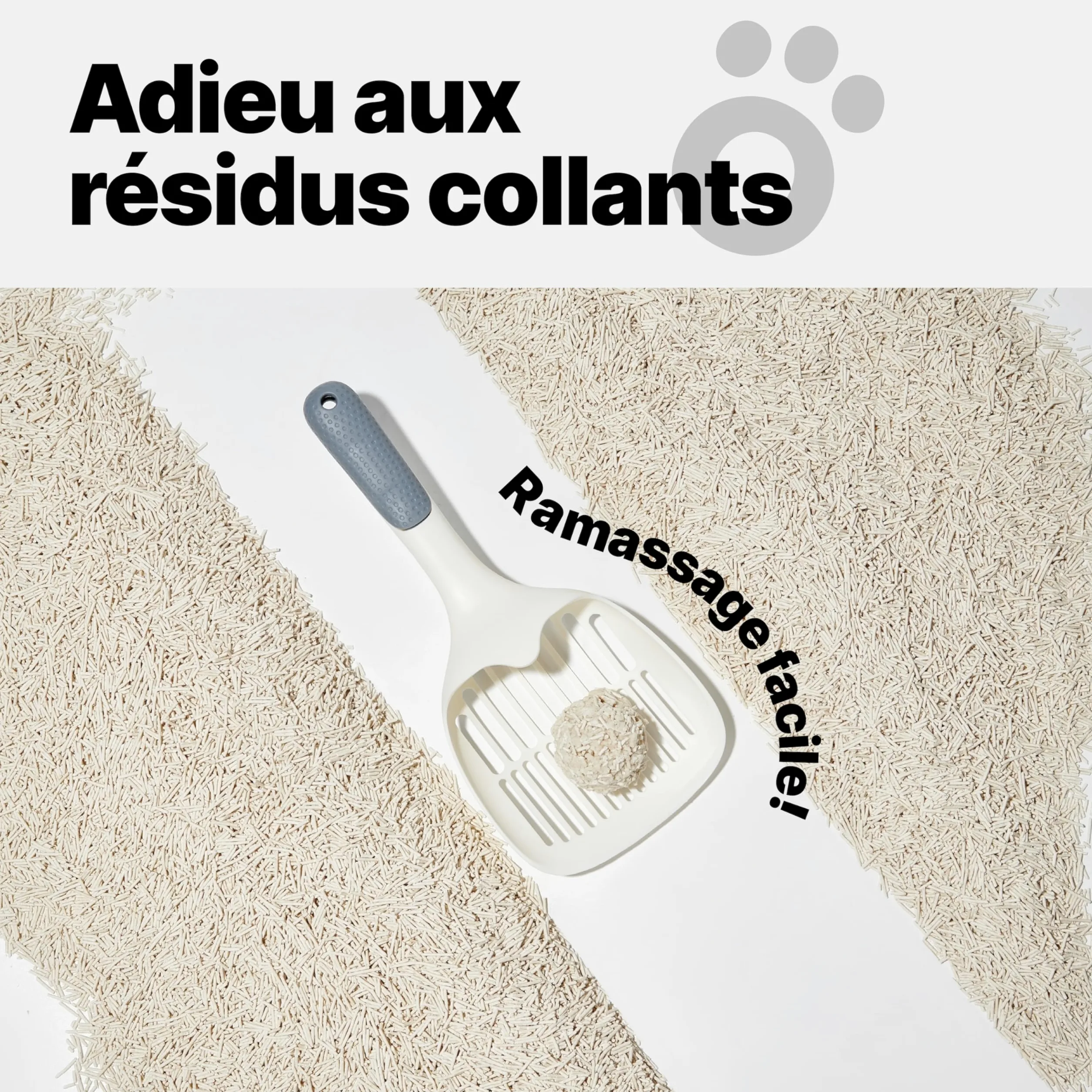 Litière pour Chat au Tofu 10,8 kg - Agglomérante Végétale aux Fibres de Pois, 99% sans Poussière, Contrôle Optimal des Odeurs, Jetable dans Les Toilettes, sans Parfum