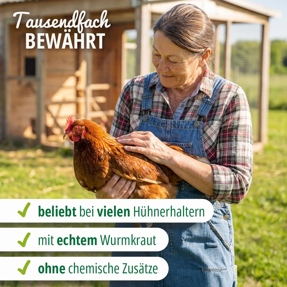 HÜHNER Land Vermifuge liquide 100 ml pour poules et volailles Artemisia Absinthium