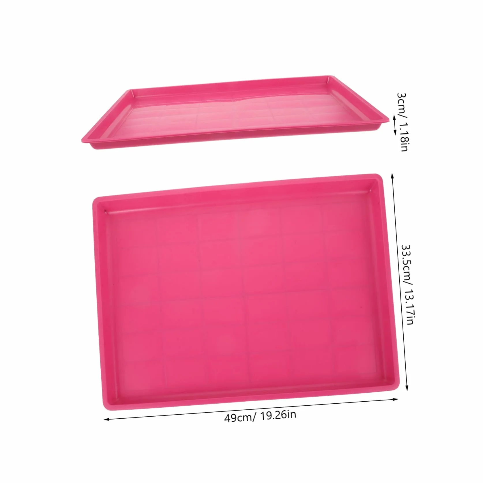 Bac de Fond de Cage en Plastique SUPVOX pour Cochons d'Inde et Poussins