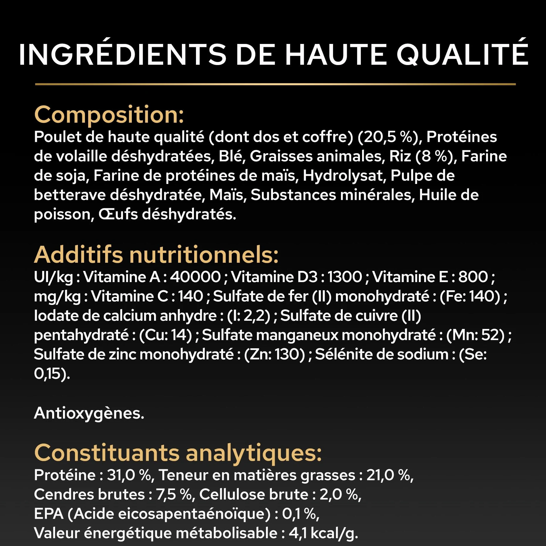 Purina Pro Plan Protein & Energy - Croquettes Chien Adulte au Poulet, 16 kg | Croquettes Chien Saveur Poulet - Contient 60% de protéines animales pour chiens adultes actifs - Alimentation Chien