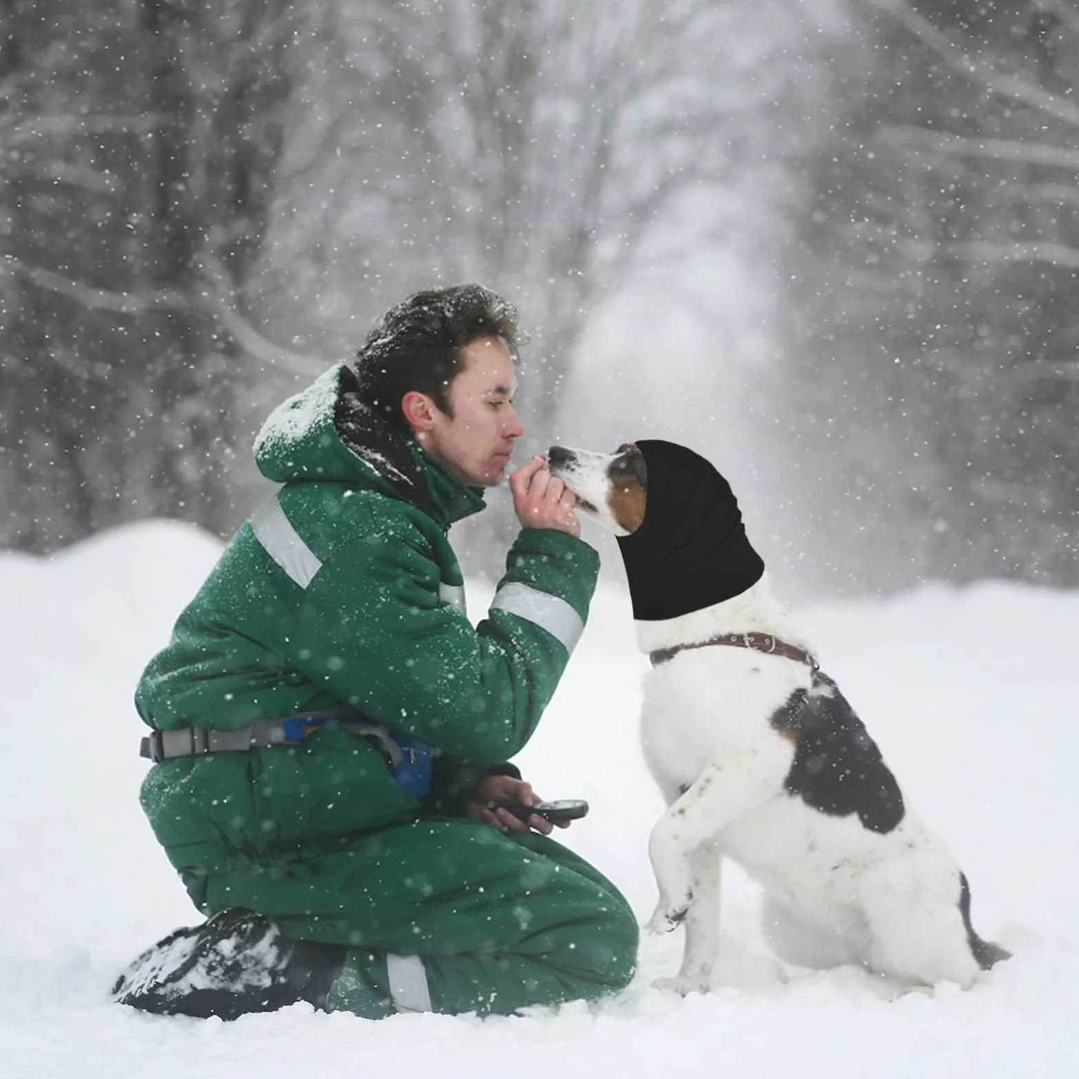 Cache-Oreilles pour Chien et Chat Noir M Protection Auditive Anti-Bruit