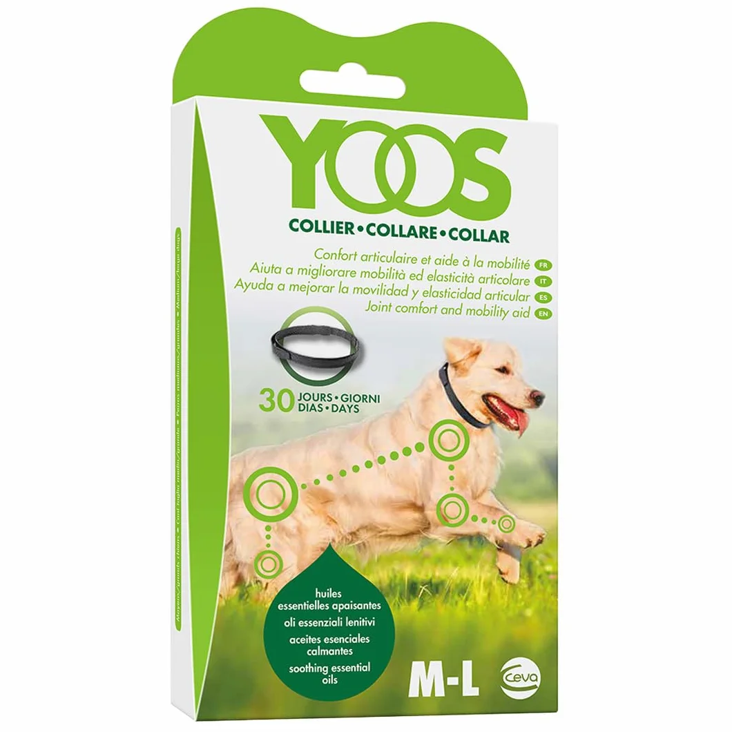 Ceva Yoos Confort Articulaire et Mobilité Collier (70cm) Taille m/l Chien >10kg