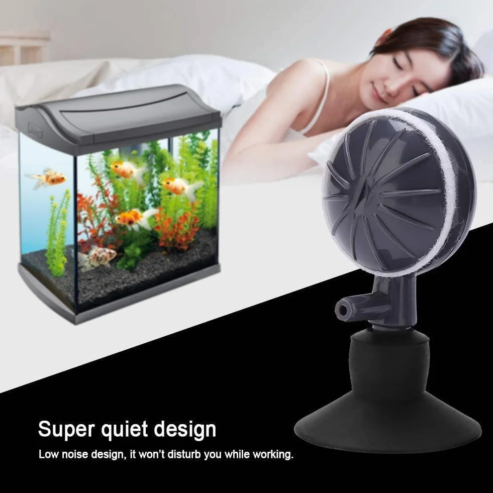 WANGCL Lot de 2 pierres à air à bulles - Diffuseur d'oxygène réglable pour aquarium
