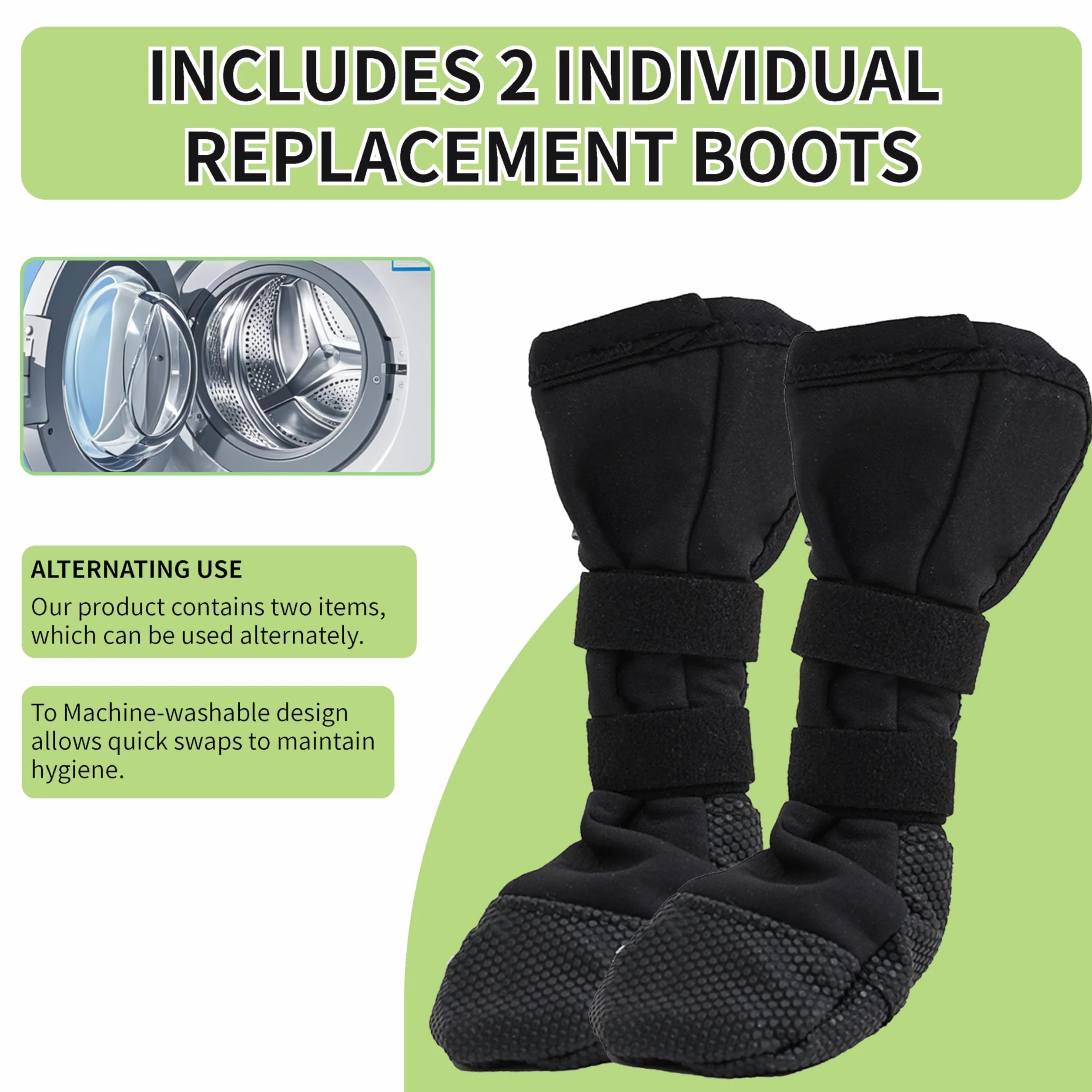 Chaussures Antidérapant pour Chiens en Silicone, 2PC Chaussettes de Protection, Bottes pour Chiens (M)
