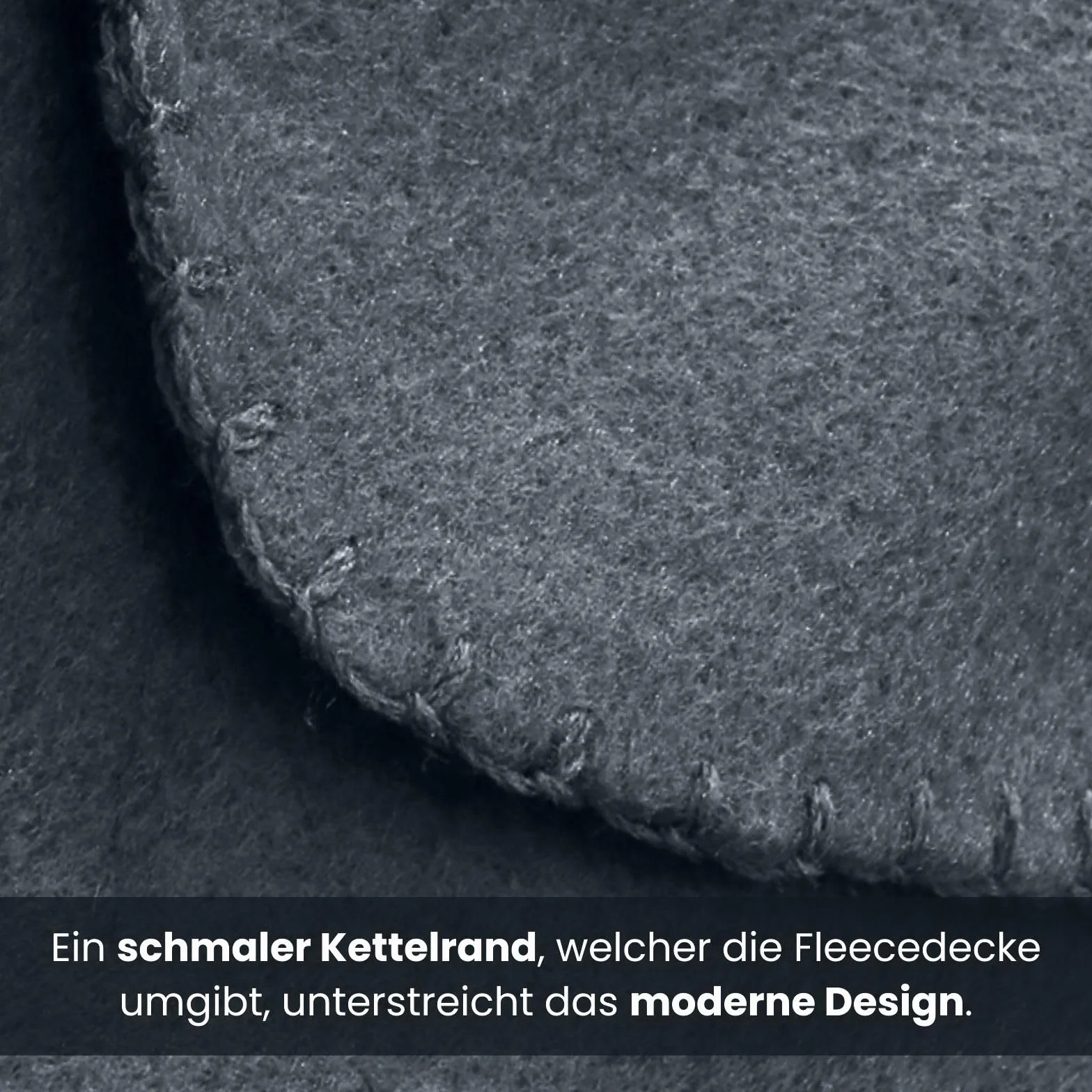 Couverture Polaire OekoTex 130x160 cm 400g Anti-Boulochage Gris foncé