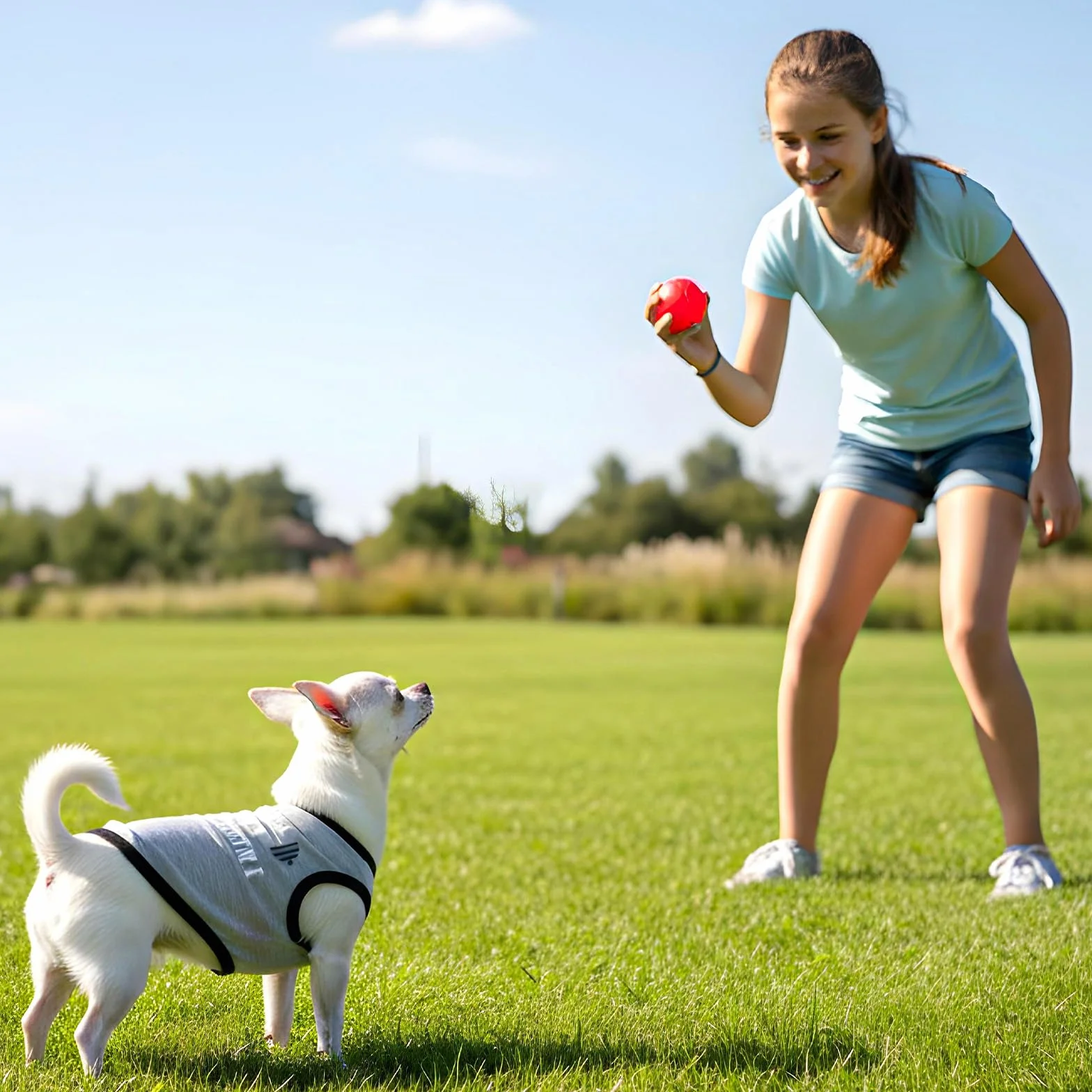 Lot de 4 vêtements pour chihuahua, t-shirts mignons pour petit chien, taille XXS
