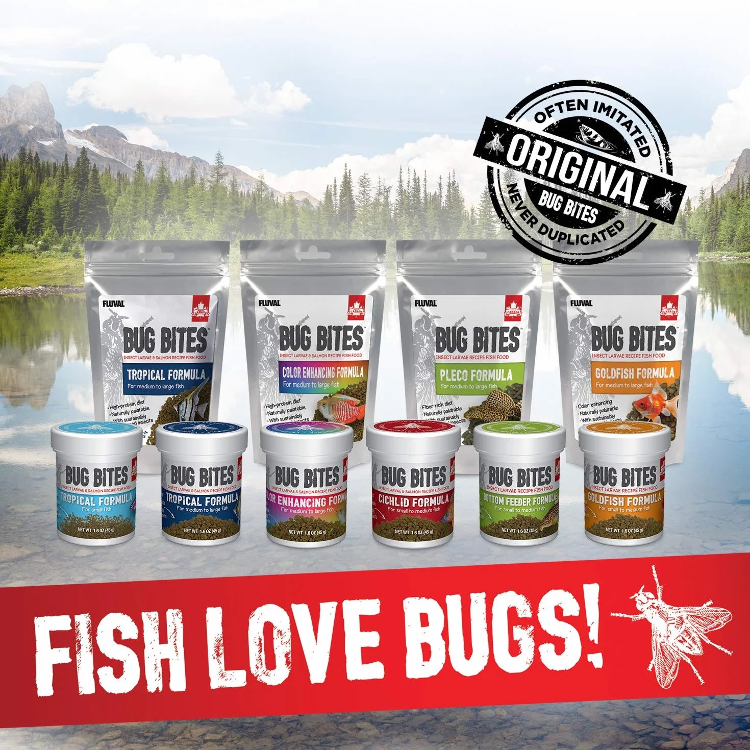 Fluval Bug Nourriture pour Poissons tropicaux Micro granules 0,7-1 mm 45 g