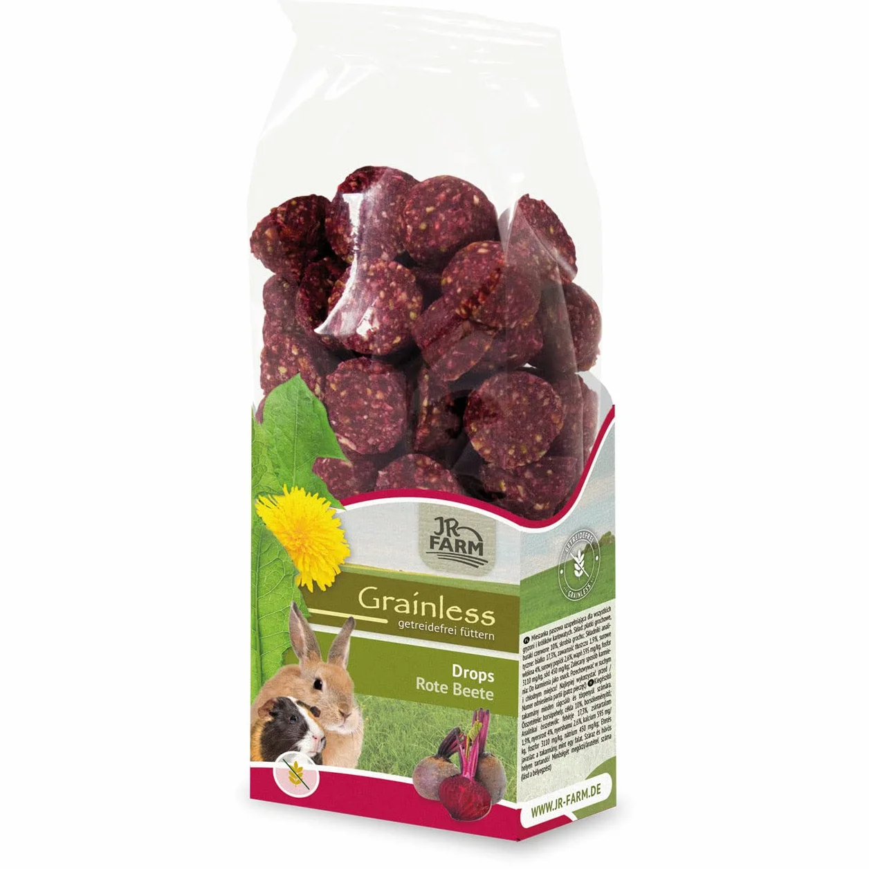 JR FARM Grainless Drops Betterave 140 g