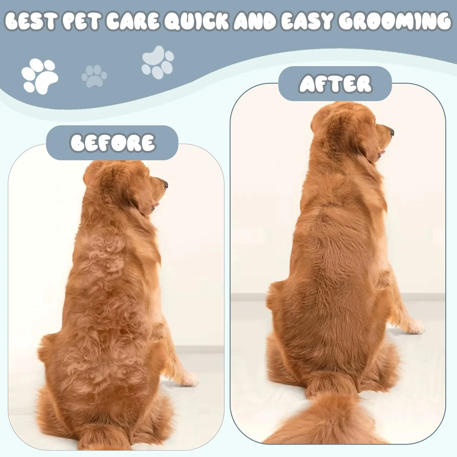 Petsboro Mataway E Peigne électrique 2 en 1 pour chien et chat