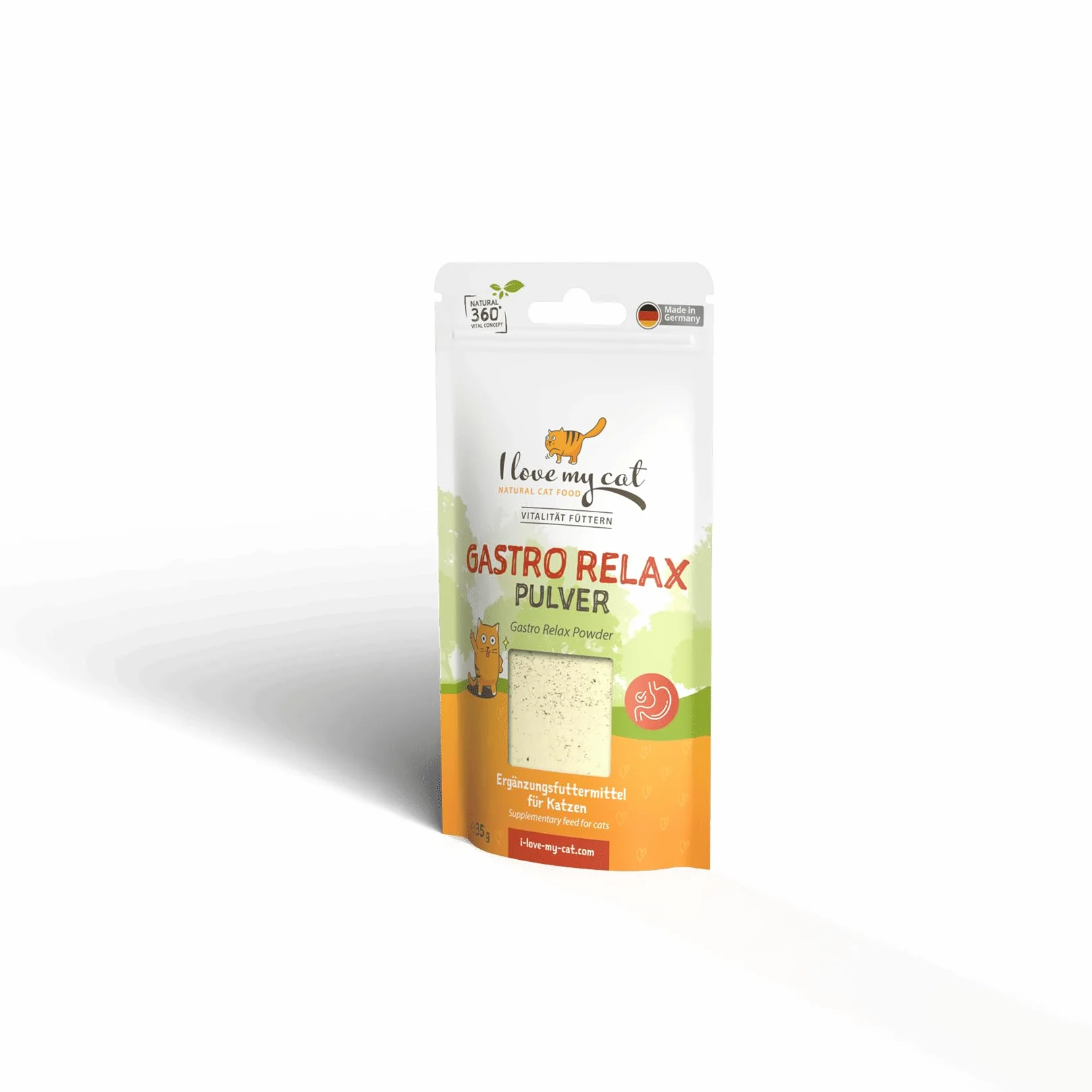 NATURAL CAT FOOD Gastro Relax Poudre pour Chats 35g