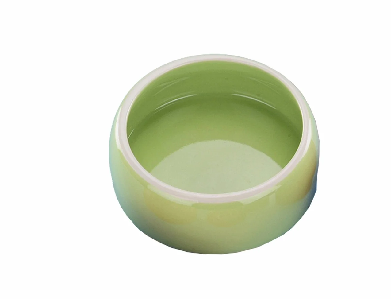 Nobby Mangeoire en Terre Cuite pour Rongeur Vert Diamètre 14,5 cm