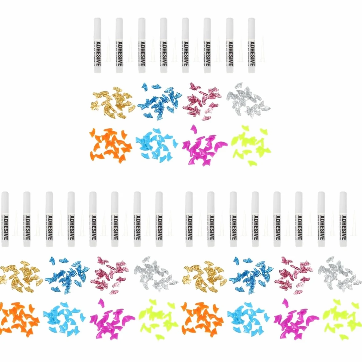 Housoutil 480 Pièces Ensemble D'Ongles pour Animaux De Compagnie Protecteurs De Griffes De Chat Capuchon D'Ongle De Chat Couvre-Griffes De Chat Capuchons D'Ongles en Vinyle pour Chats