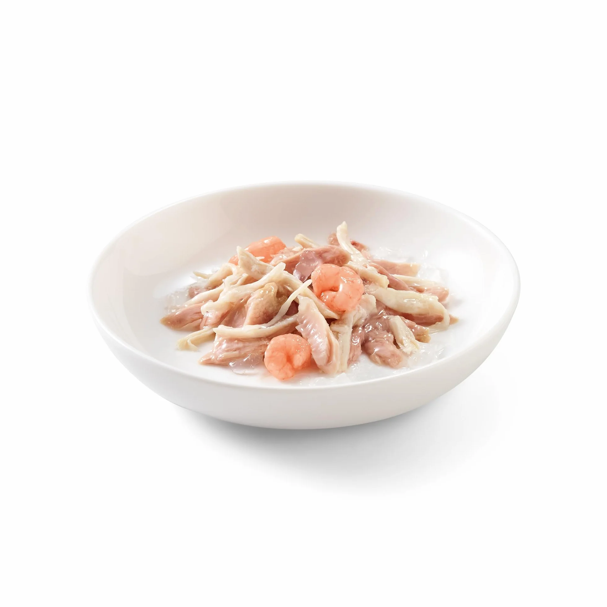 Schesir Cat Jelly Thon et Poulet avec crevettes, Nourriture pour Chat Humide 30 sachets x 50 g