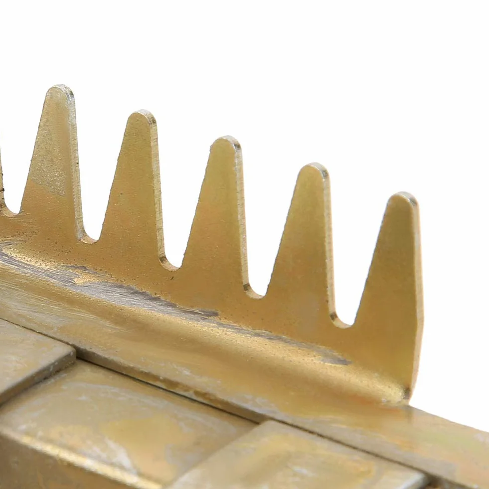 Peigne de rejet de bétail outil de brosse de peigne de vache de bétail brosse à cheveux de taureau outil de toilettage de râteau de herse antiprurigineux pour les fournitures de bétail