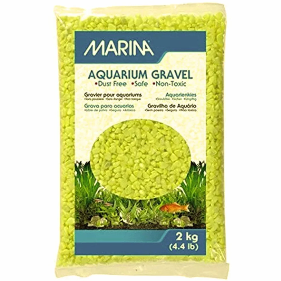 Marina (6 Gravier décoratif Jaune 2 kg
