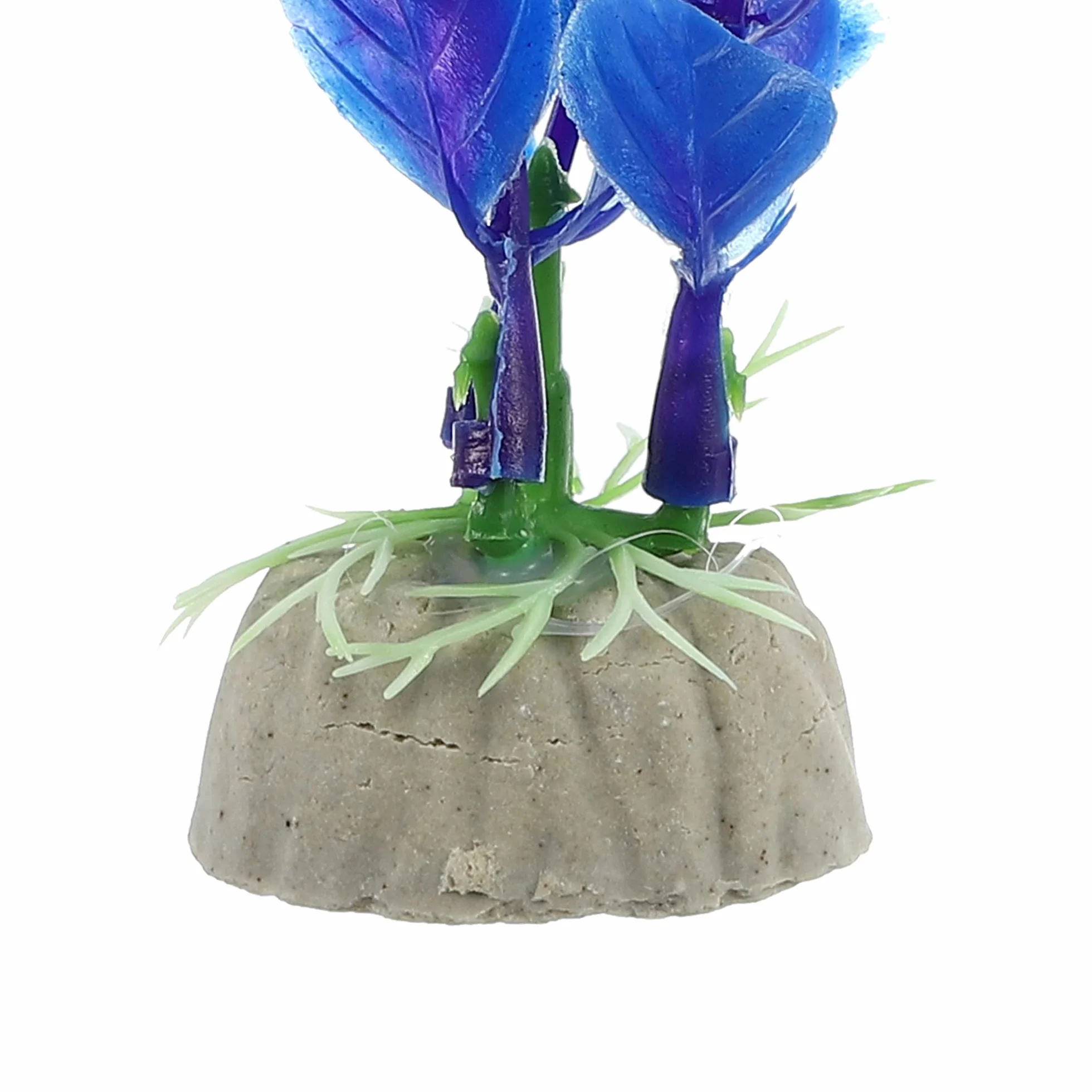 VOCOSTE Aquarium Plastique Plantes Artificiel Aquatique Poisson Réservoir Décoration Violet 3