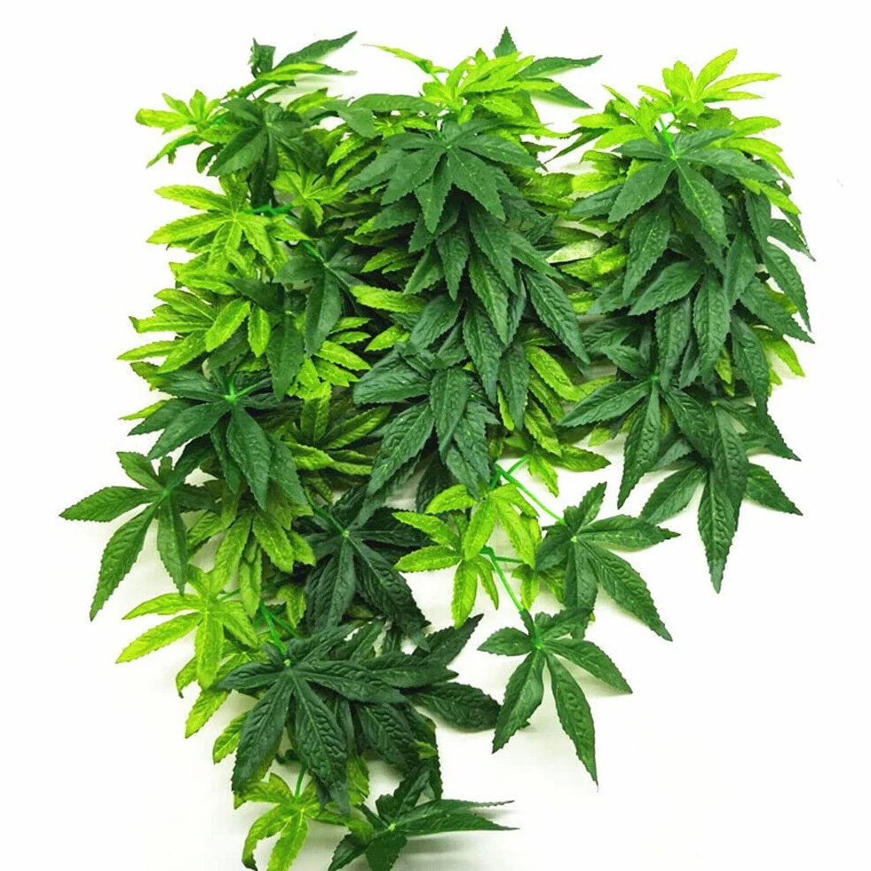 Plantes d'aquarium artificielles 40cm Faux Plastique Décor pour Fish Tank