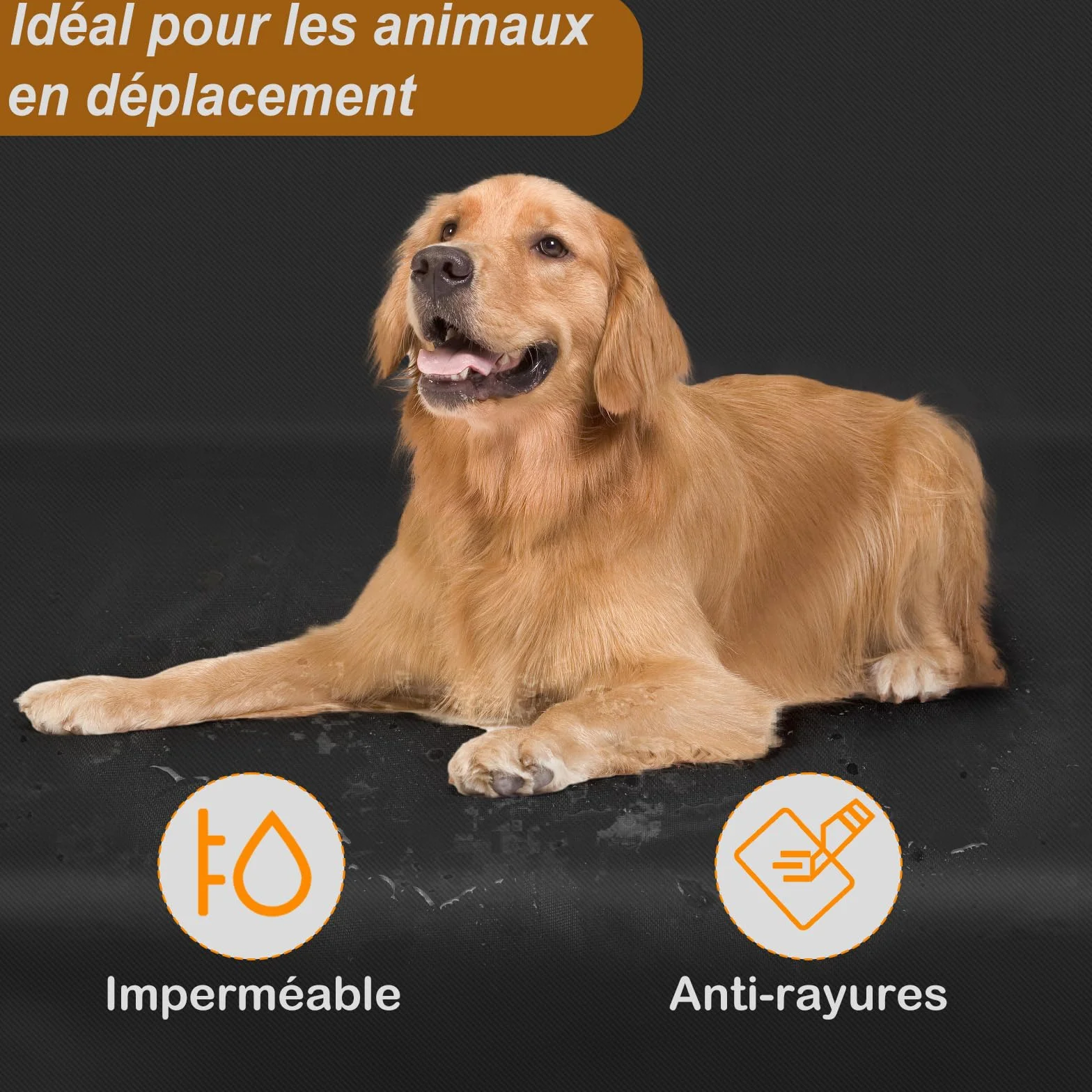 Protection Coffre Voiture Chien Universelle avec Protection Latérale, Housse Imperméable Résistant aux Rayures pour Voiture Camion SUV