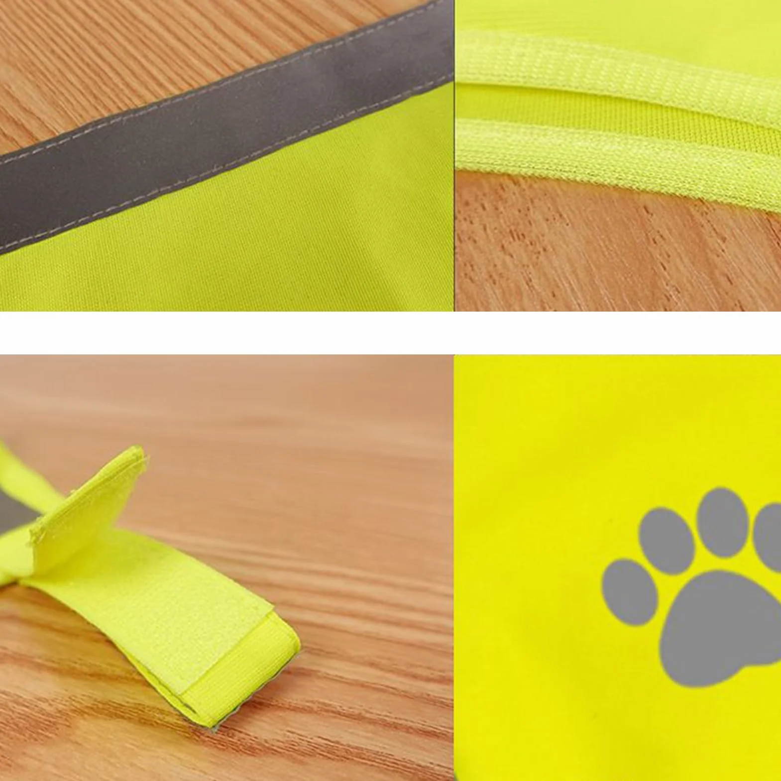 Gilet Orange Réfléchissant pour Chien Haute Visibilité Ajustable