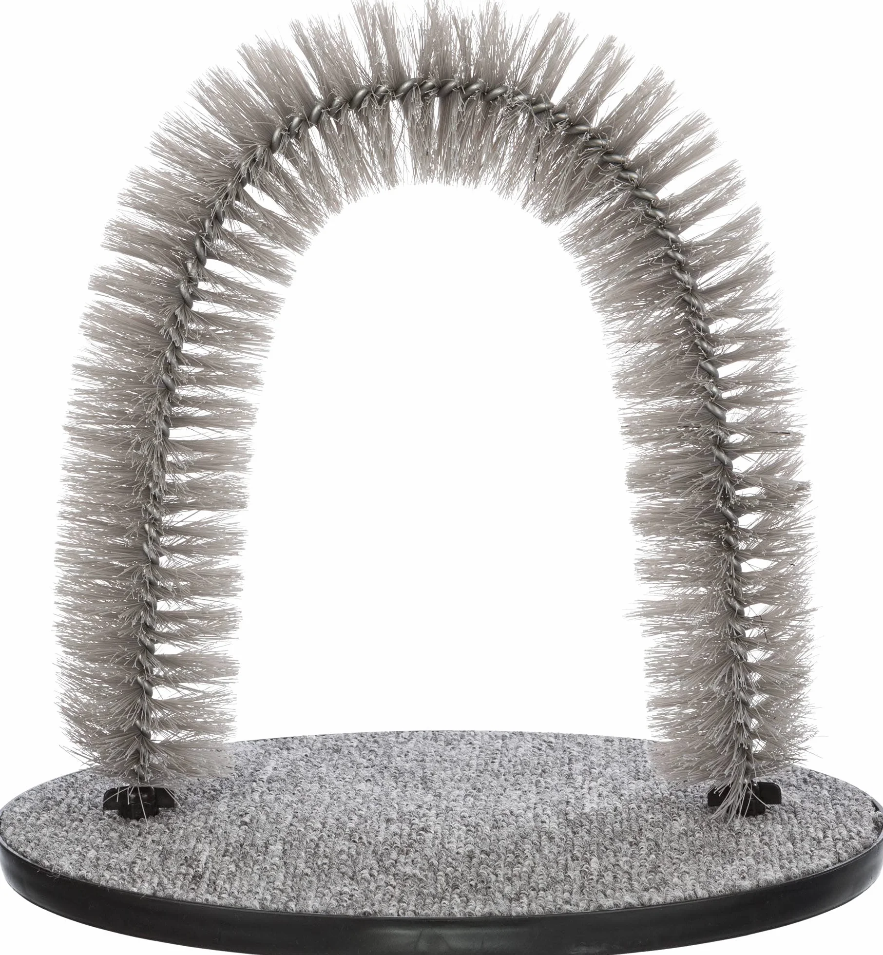 Trixie Jeu Chat Arc Massage Soin Poil 36 x 33 cm Gris
