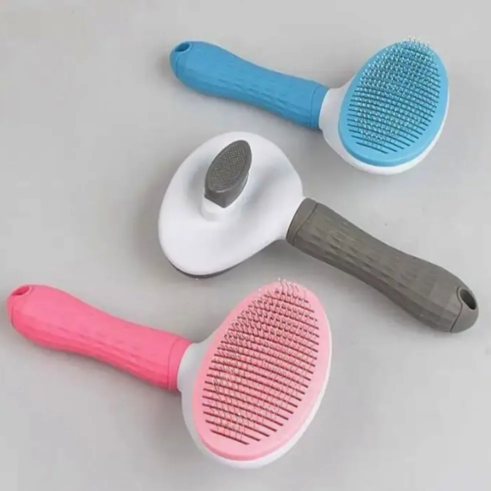Brosse De Toilettage pour Animaux | Peignage Doux Des Poils Emêlés Et Morts, Outil De Toilettage Pour Animaux À Poils Longs(Pink)