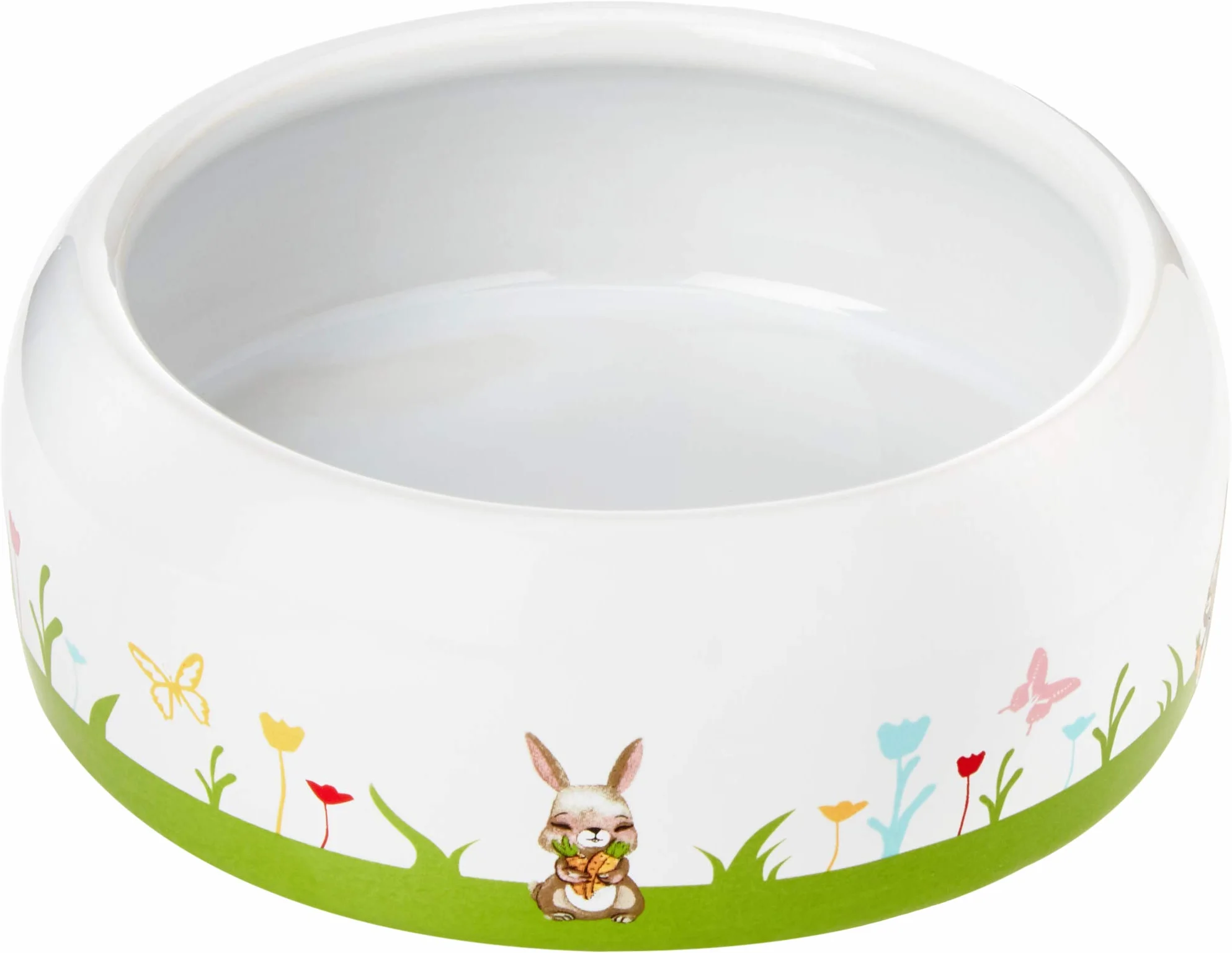 Nobby Mangeoire en céramique Blanc/Multicolore 500 ML pour Lapin
