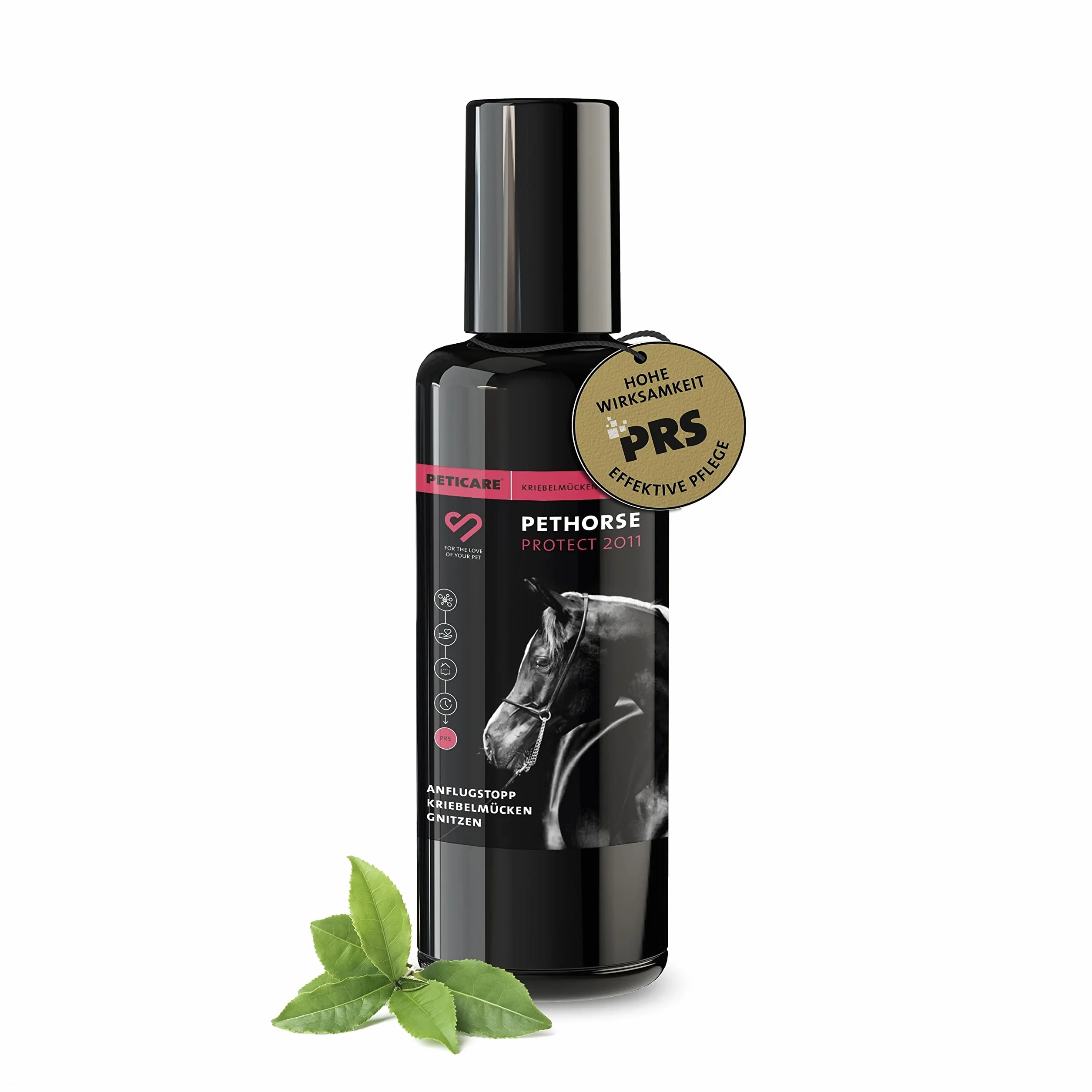 Peticare Cheval Anti-Mouches Noires Roll-on - Défense Contre Mouches Noires, Prévient Dermite Estivale