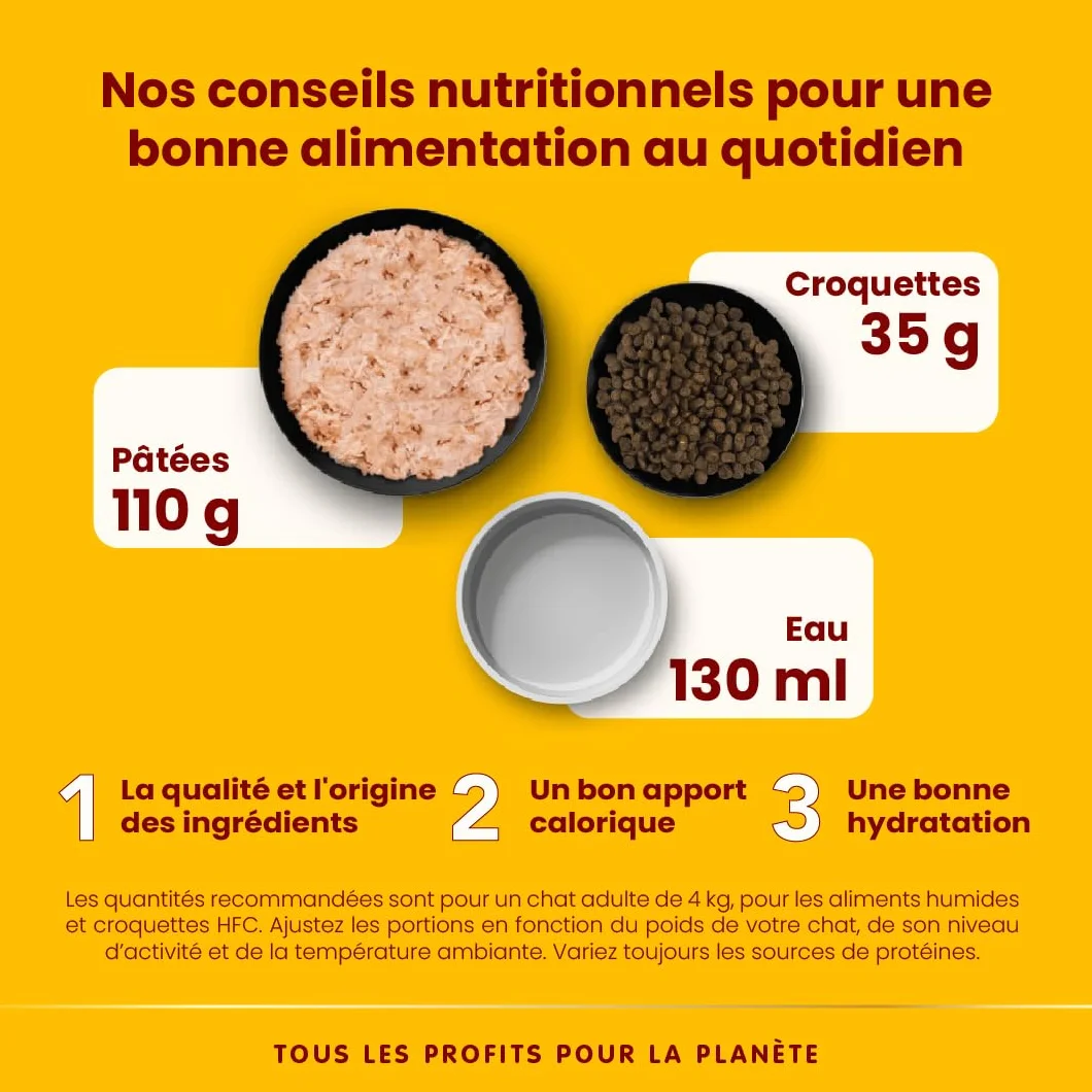 Almo Nature HFC Natural Nourriture Humide pour Chats Poulet et Thon 70g Lot de 6