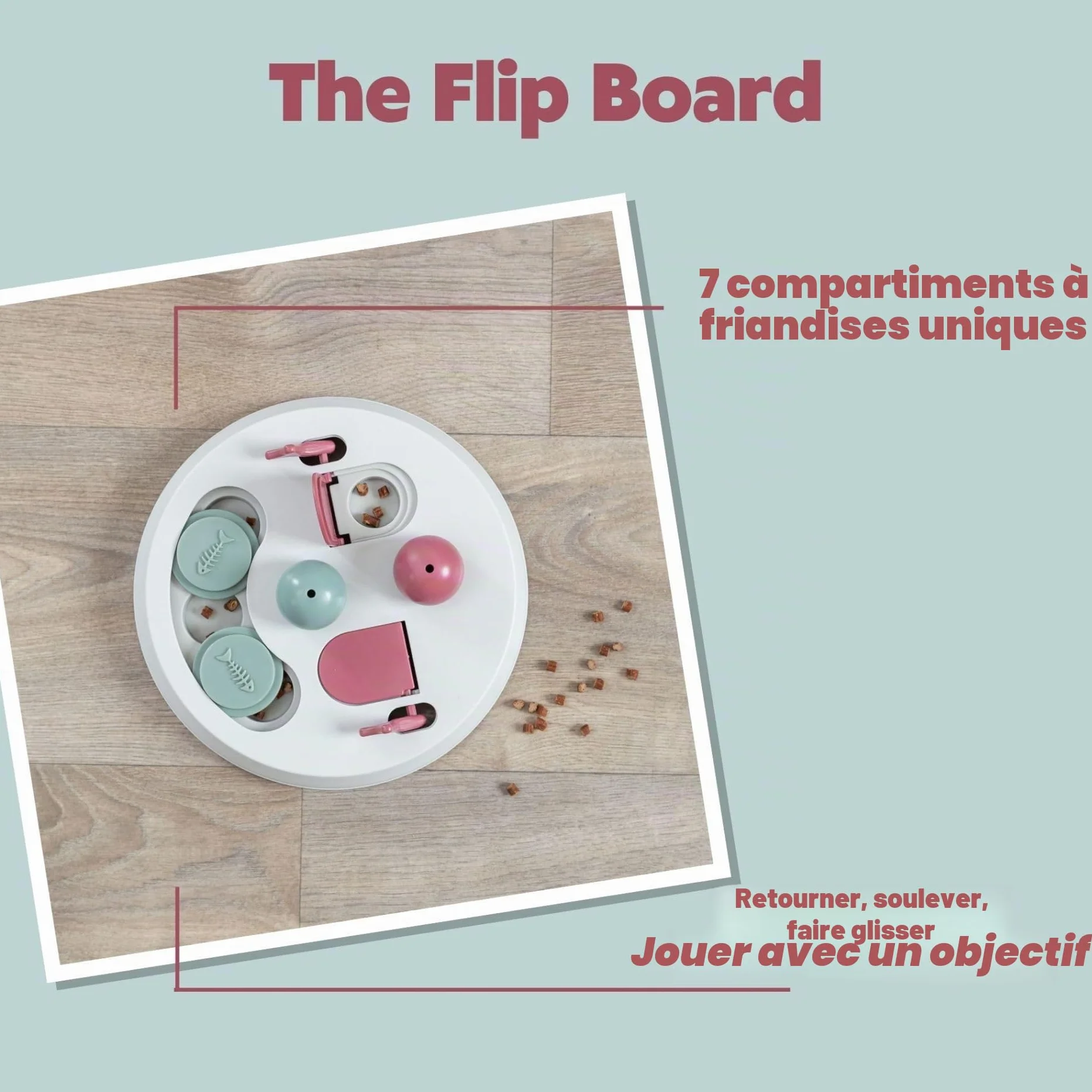 Trixie Flip Board Cat Activity Game