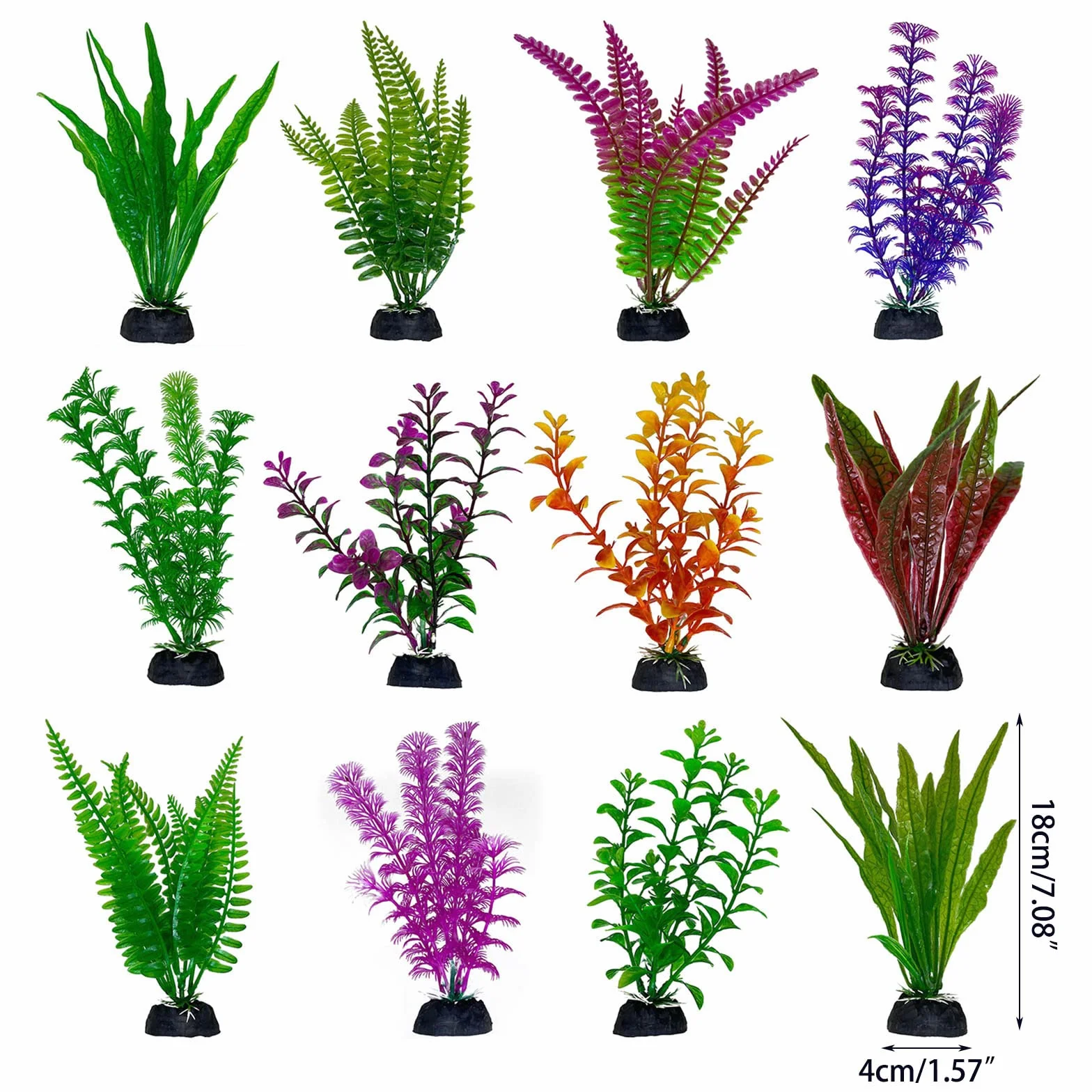 Haiki Plante aquatique artificielle pour aquarium
