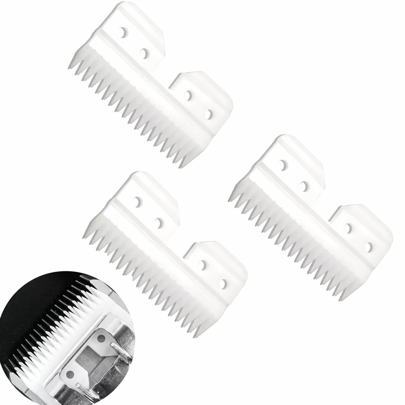 Lames de rechange en céramique pour tondeuse Oster A5 - Lot de 3