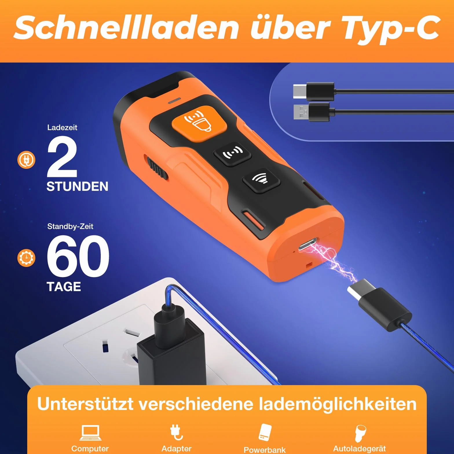 Appareil Anti-aboiement Ultrason Rechargeable pour Chiens, 4 Fréquences Réglables, Lampe LED