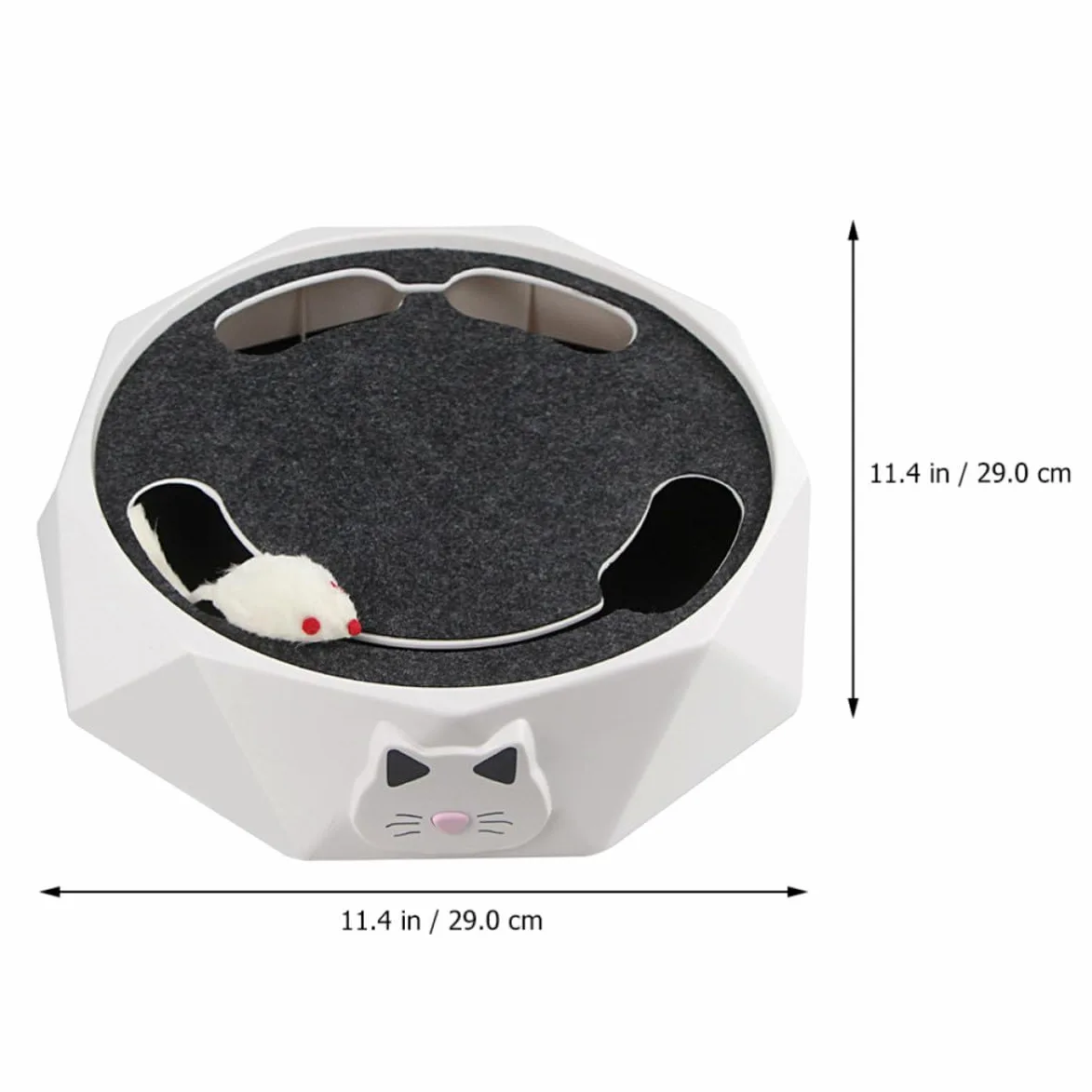 ERINGOGO Souris Électronique Interactive pour Chat Portable en Abs Piles 3 X AA, Électrique Automatique pour Exercice et Jeu de Cache-Cache