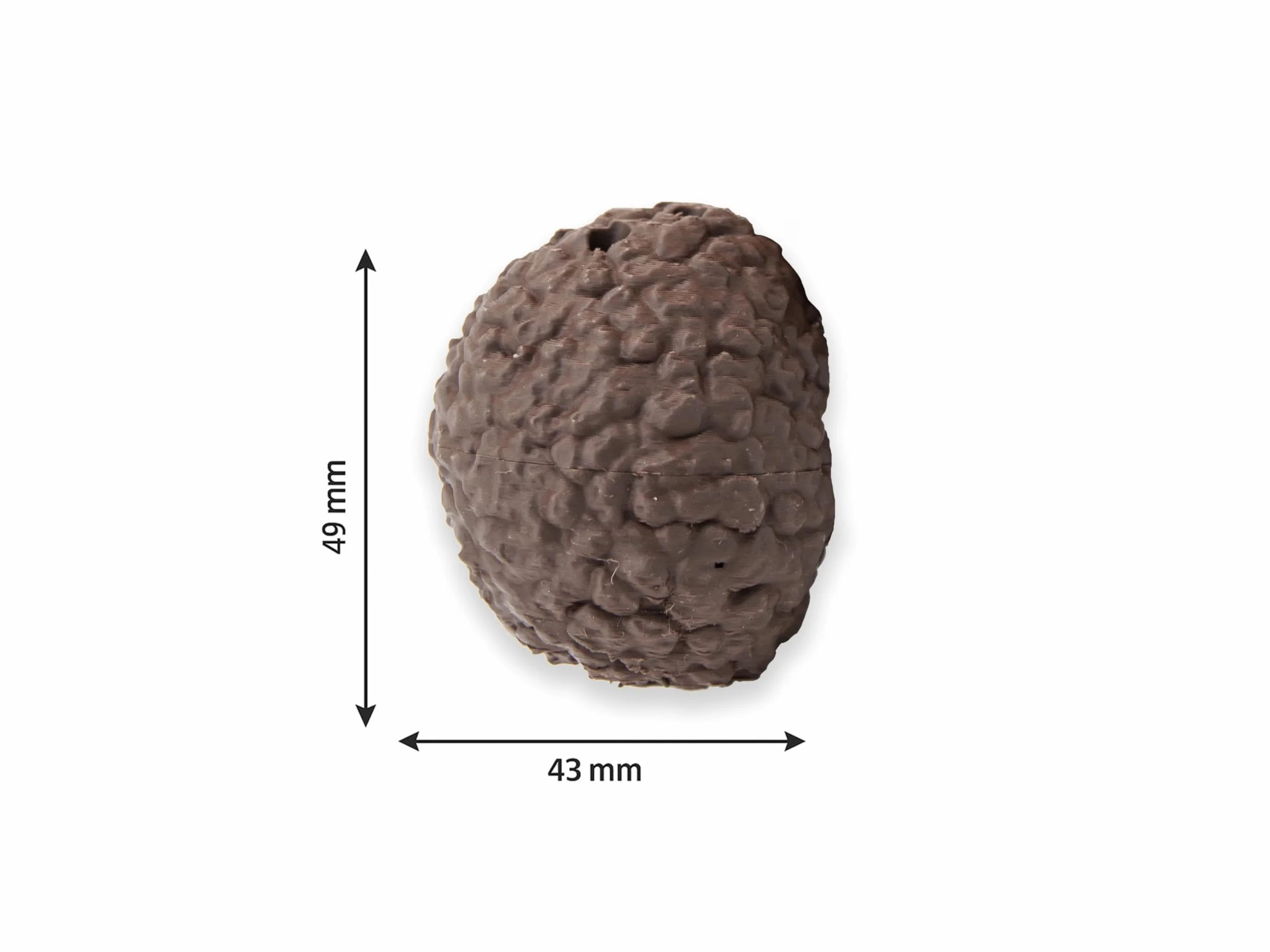 Lot de 2 faux truffes pour dressage chien – Fermeture à baïonnette, récipient huile truffe, lavable réutilisable, marron foncé