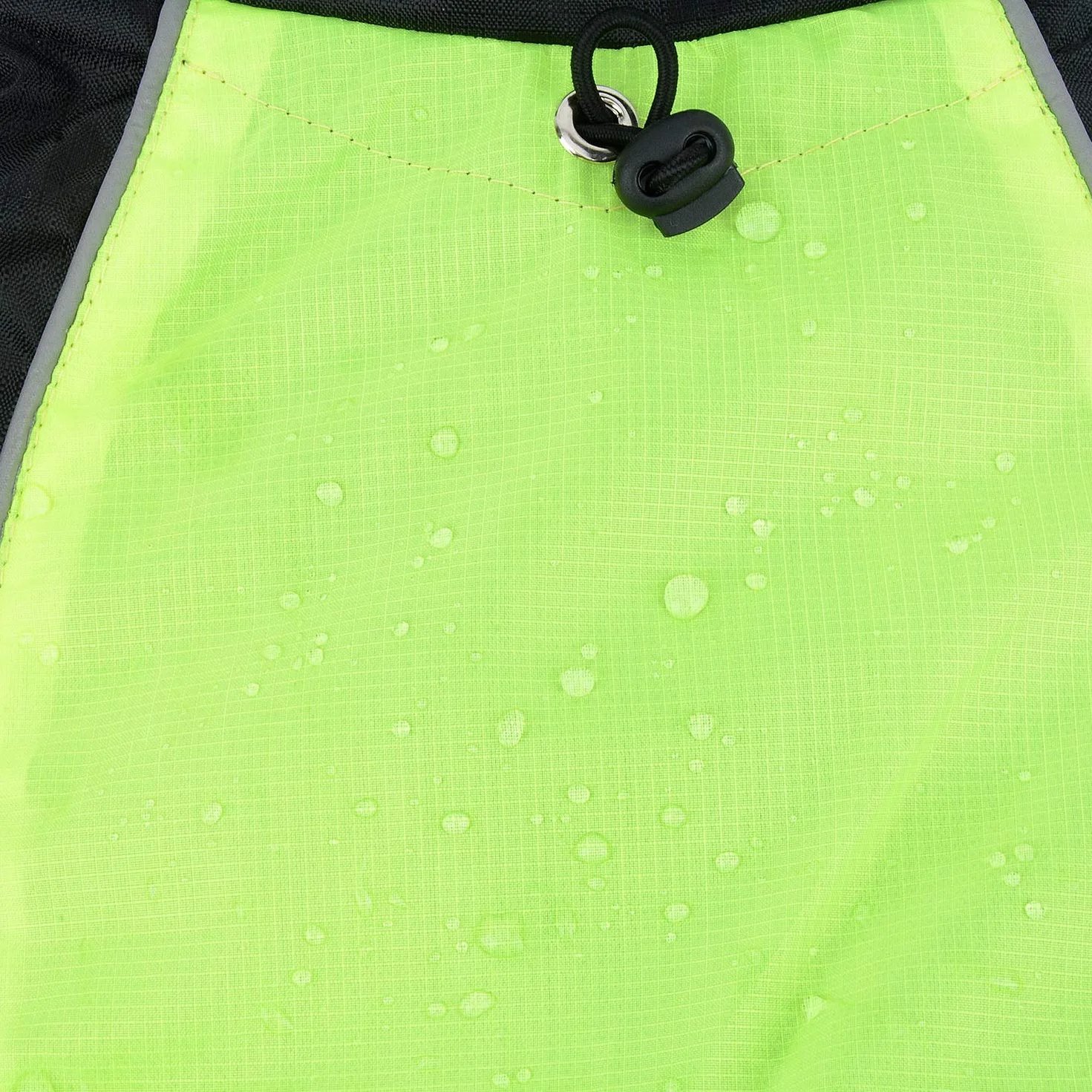 Manteau Imperméable Réfléchissant pour Chien Chat Veste Sécurité Coupe-Vent Légère Vert M
