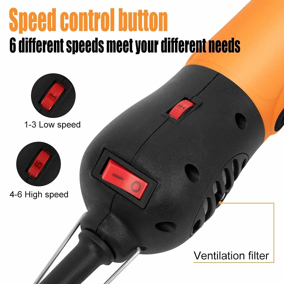 BEETRO Tondeuse électrique professionnelle 500 W 6 vitesses pour moutons alpagas chèvres