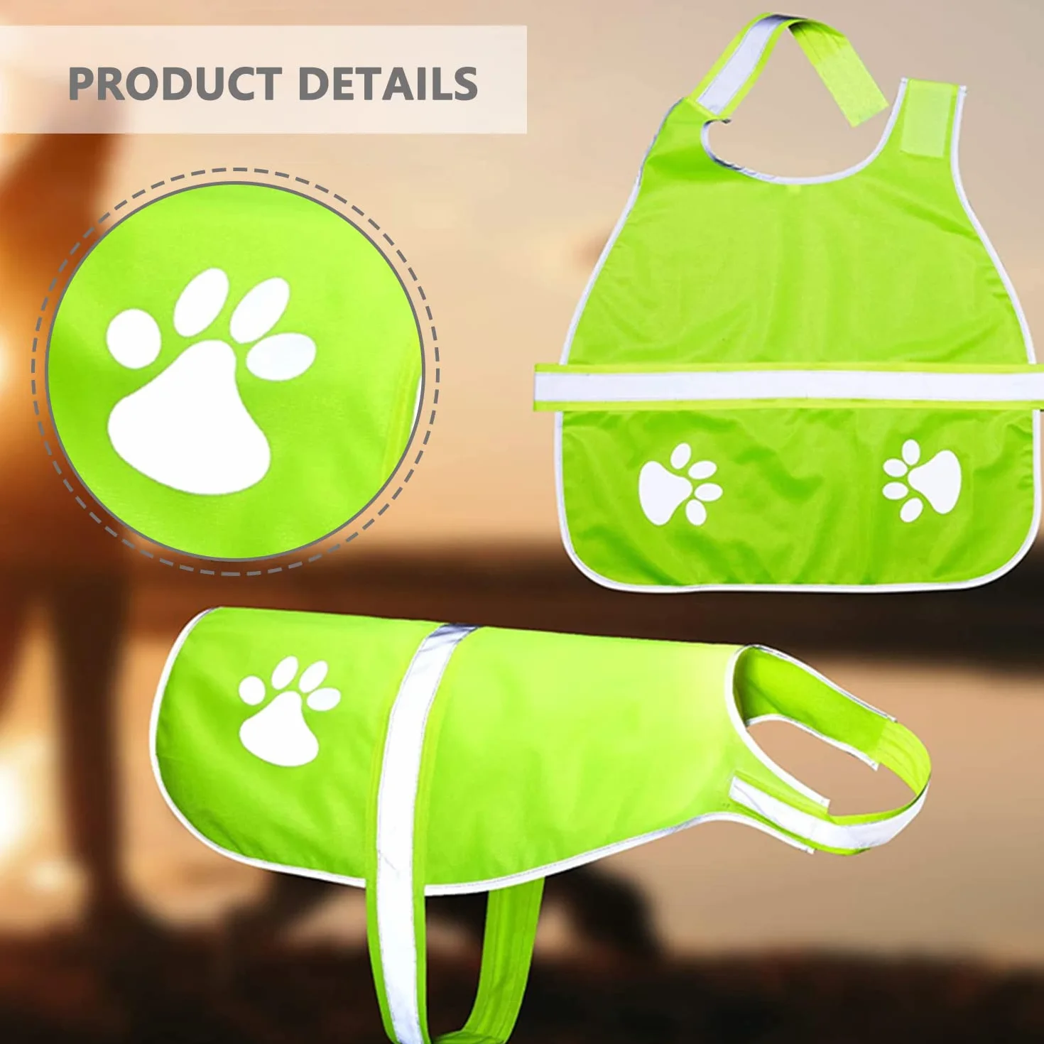Gilet de Sécurité Réfléchissant pour Chien Haute Visibilité Premium