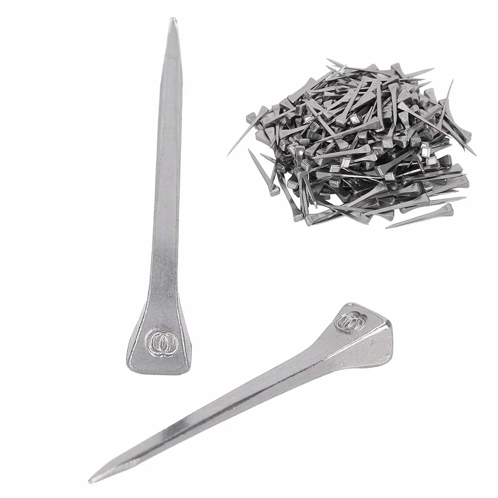 Nikou Clous en fer à cheval - 250Pcs Acier E4 Stable Horseshoe Nail Cheval Outil Équipement Accessoires 4.8CM Facile à utiliser
