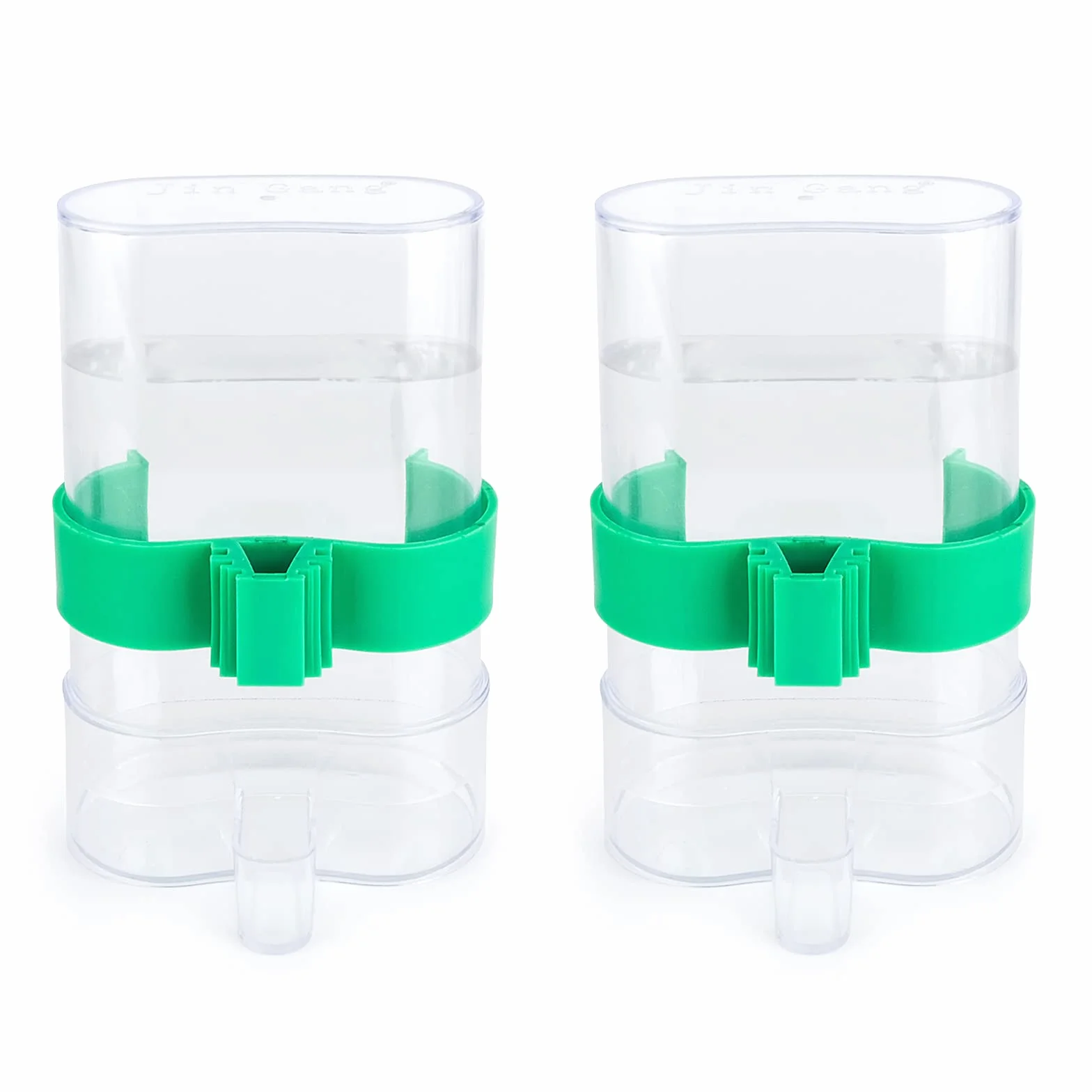 Mangeoires et Abreuvoir Automatique pour Oiseaux - Distributeur d'Eau Transparent pour Perruche, Perroquet, Pigeon - Bouteille en Cage