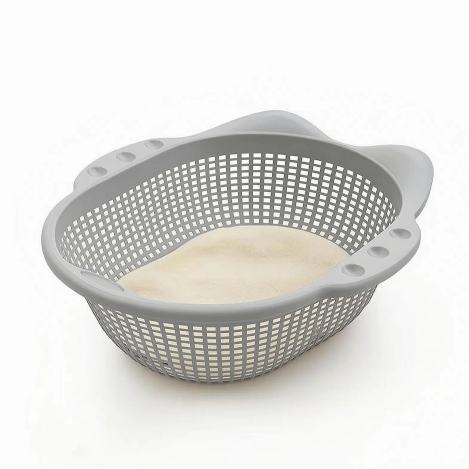 Panier Aéré Lavable pour Chats, Petits Chiens, Intérieur, Salon, Gris