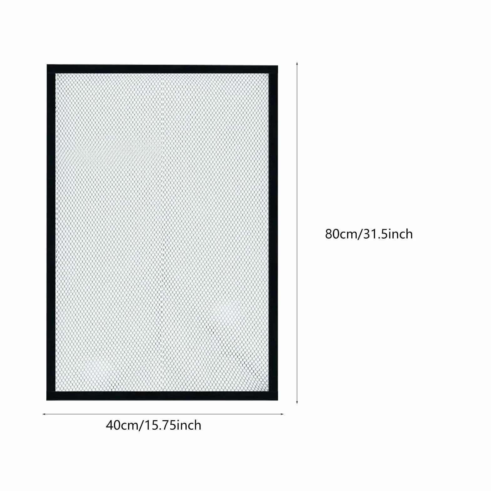 Harilla Couvercle de Réservoir de Poisson, écran Transparent en Maille pour Aquarium, 80x40cm